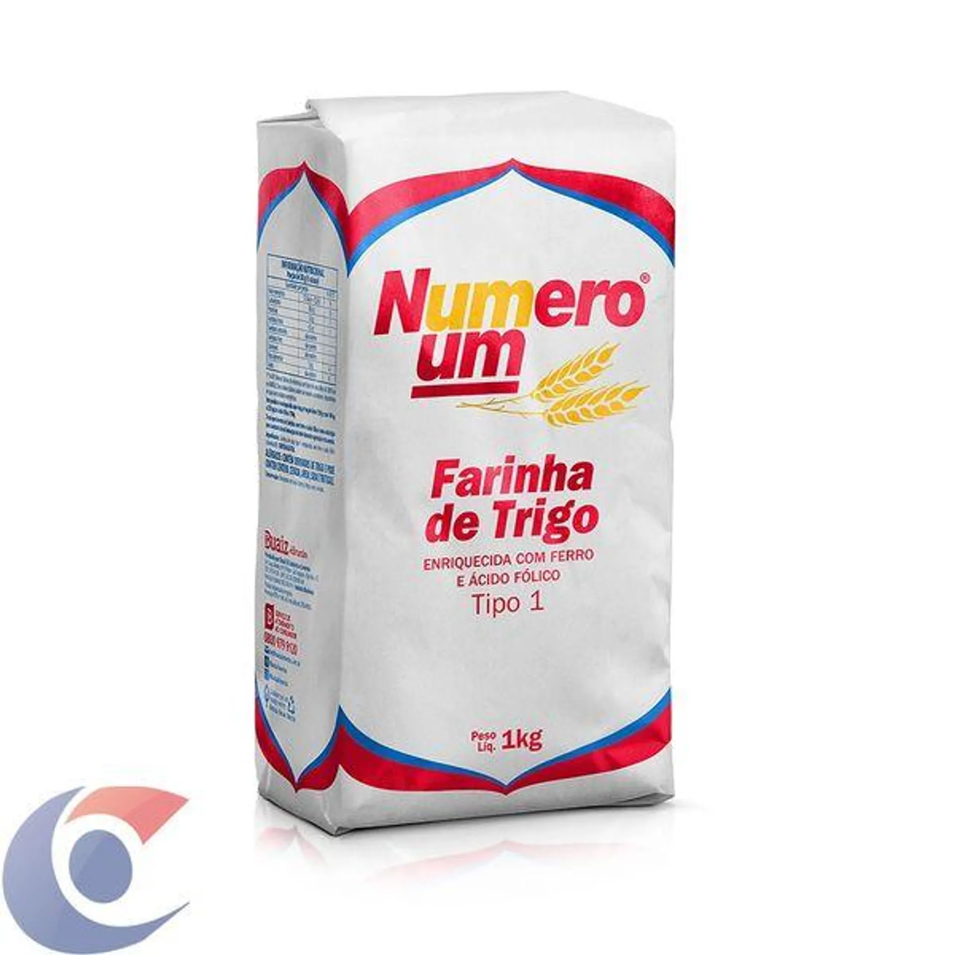 Farinha De Trigo Número 1 Papel 1kg