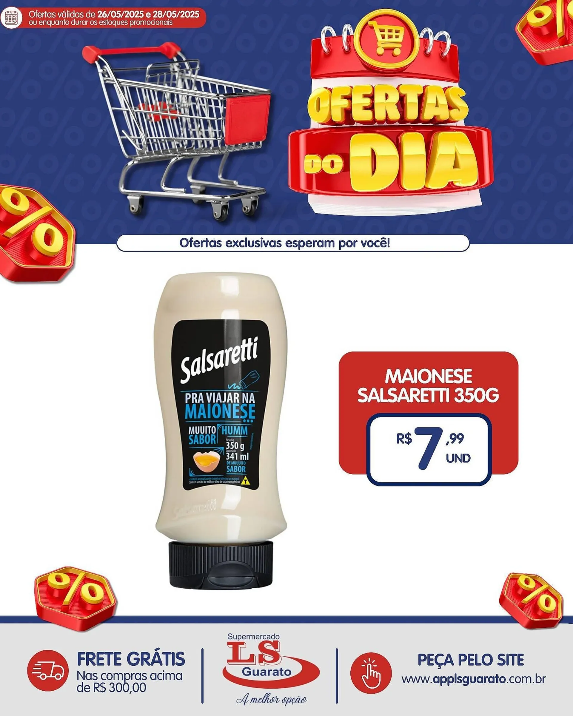 Encarte de Catálogo Supermercado LS Guarato 27 de maio até 28 de maio 2025 - Pagina 1