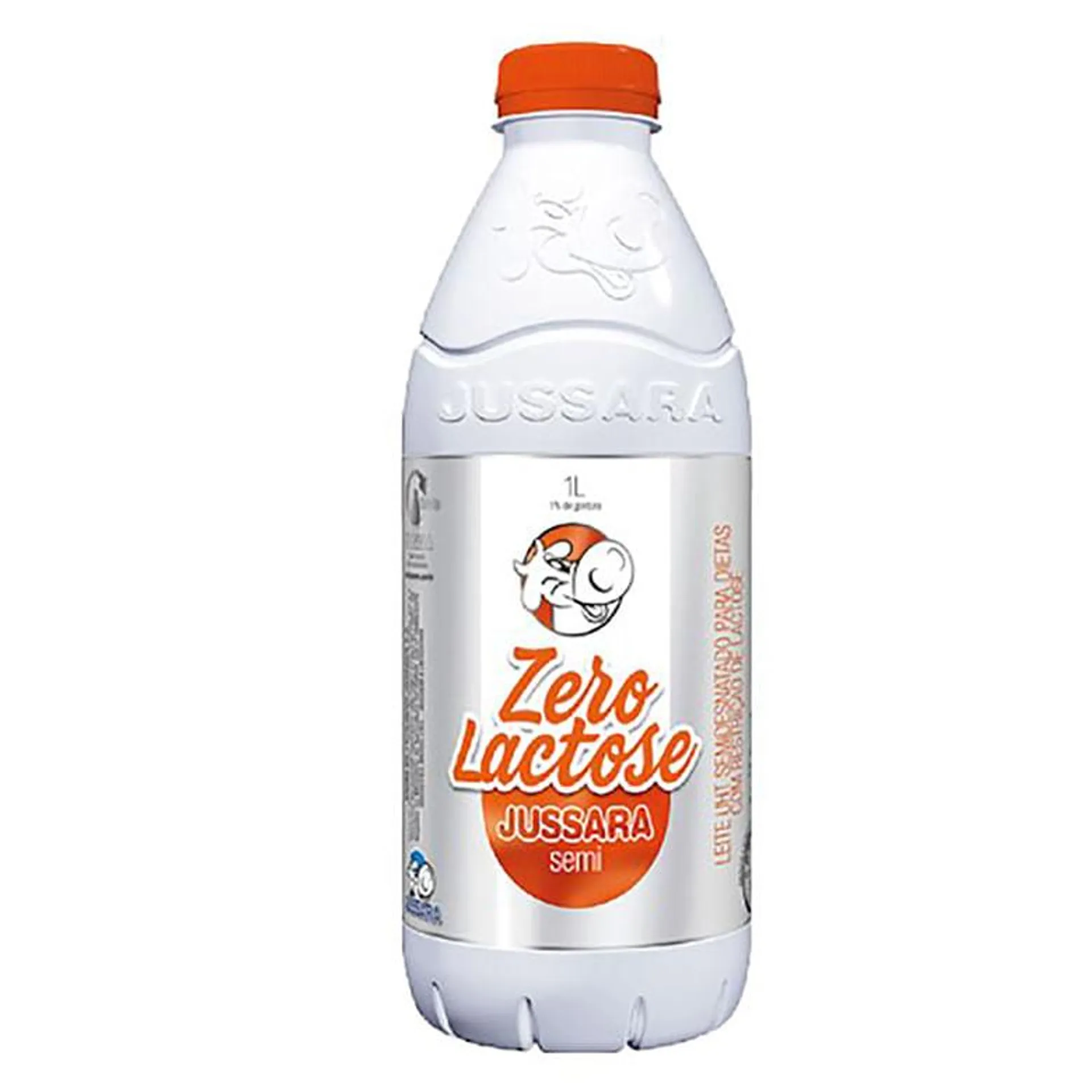 Leite Jussara Semi-Desnatado Zero Lactose L.V. Garrafa 1lt