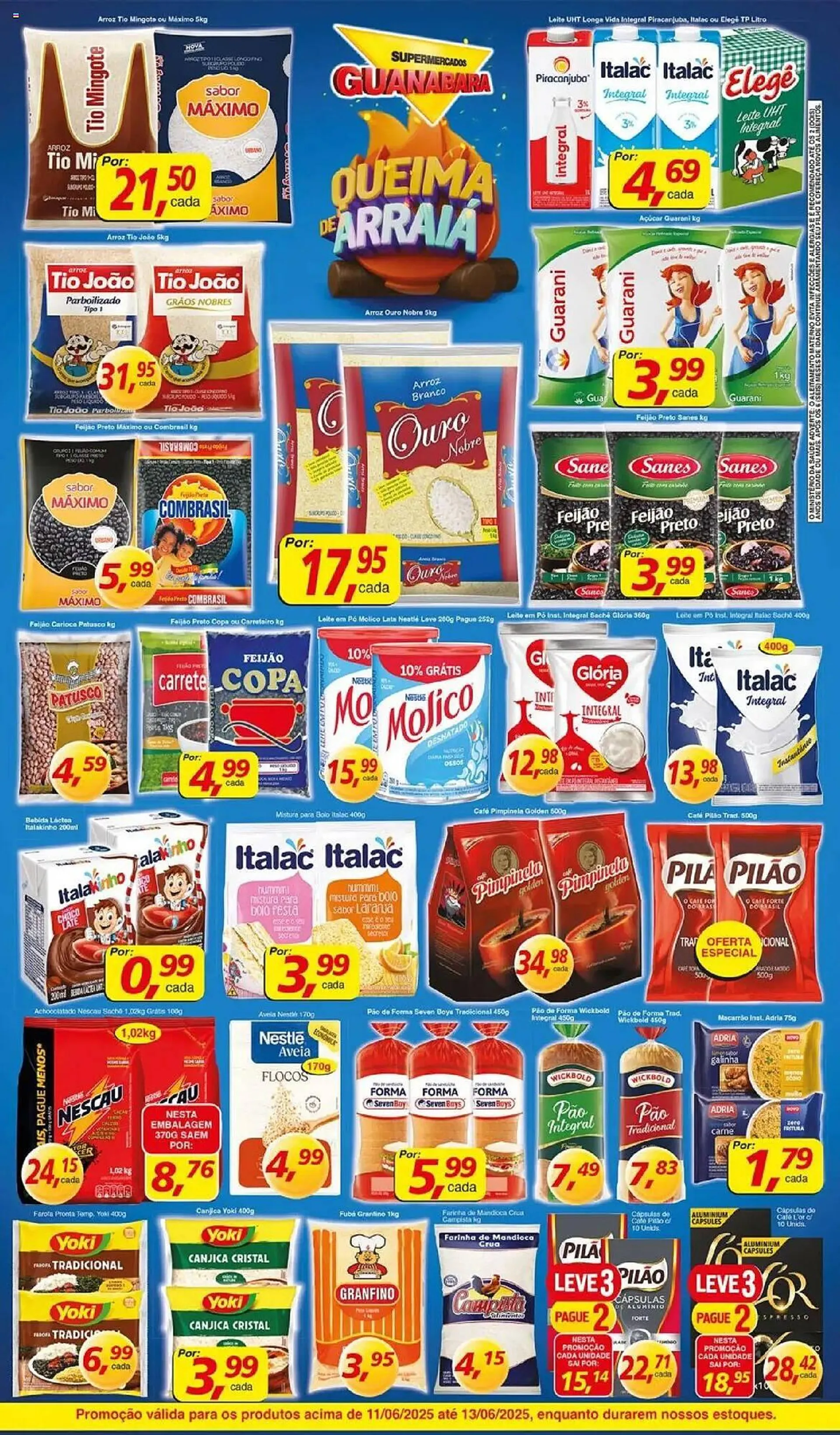 Encarte de Catálogo Supermercados Guanabara 11 de junho até 15 de junho 2025 - Pagina 2