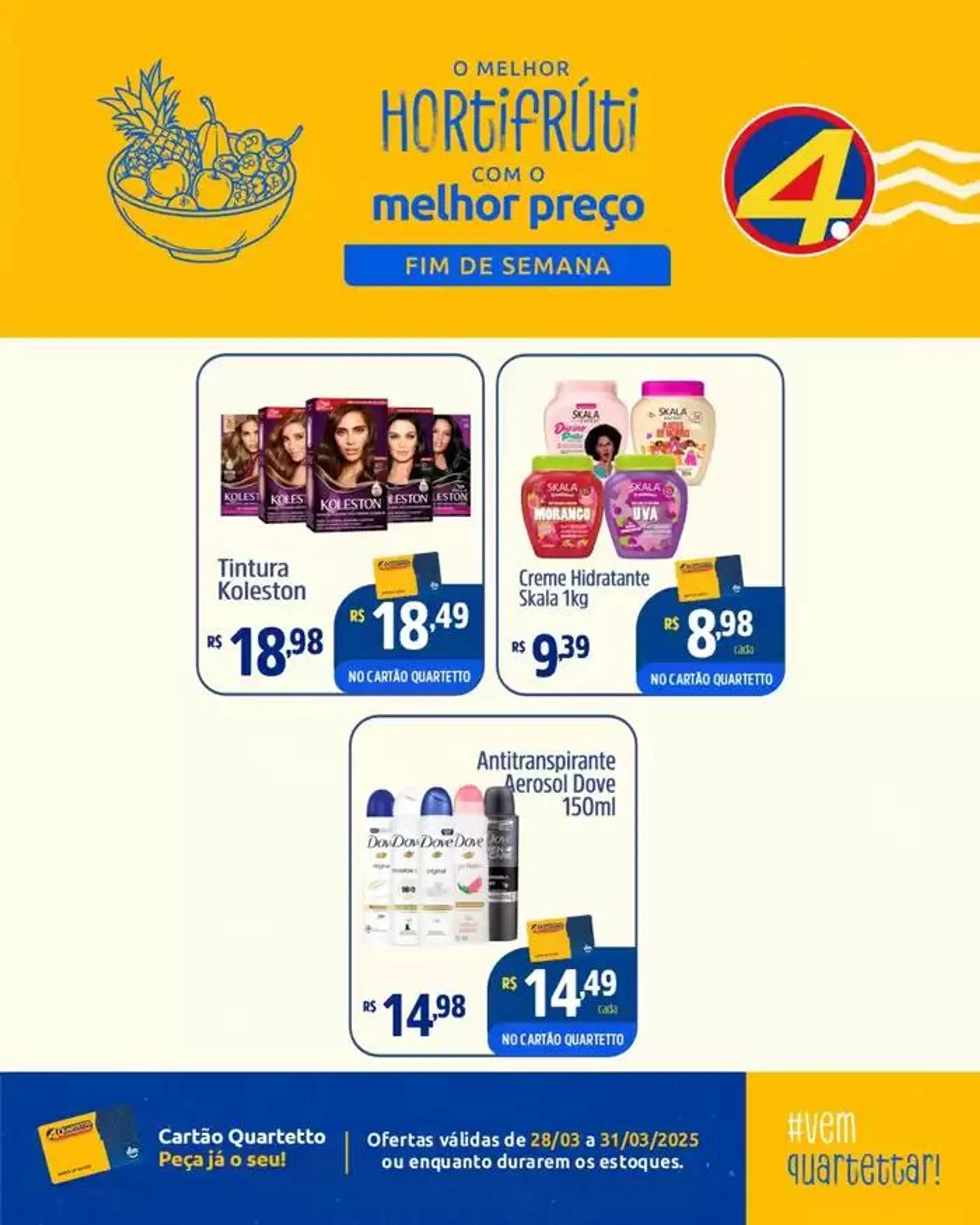 Encarte de Encarte Quartetto Supermercados 28 de março até 31 de março 2025 - Pagina 5