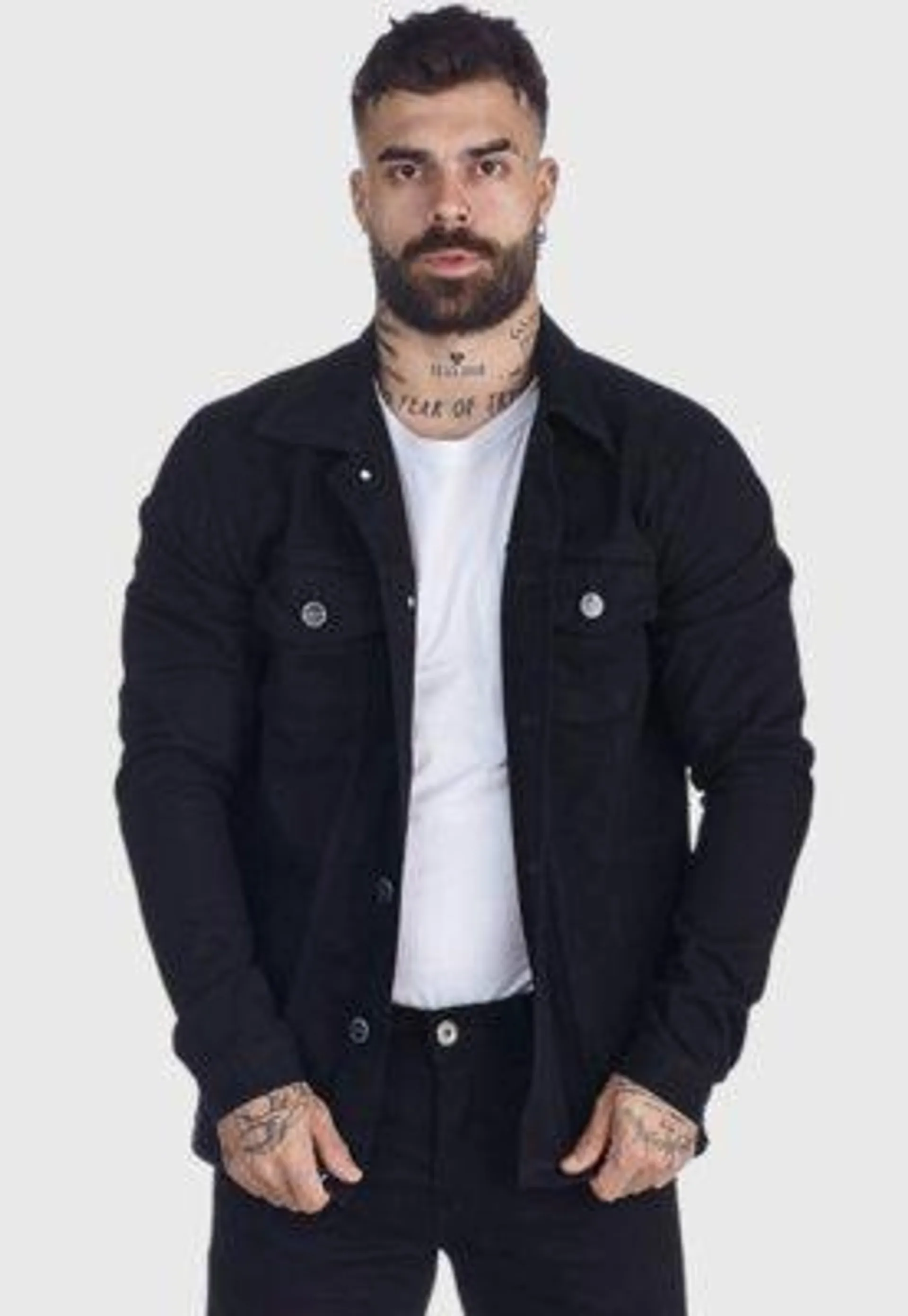 Jaqueta Jeans HNO Jeans Lisa Preto