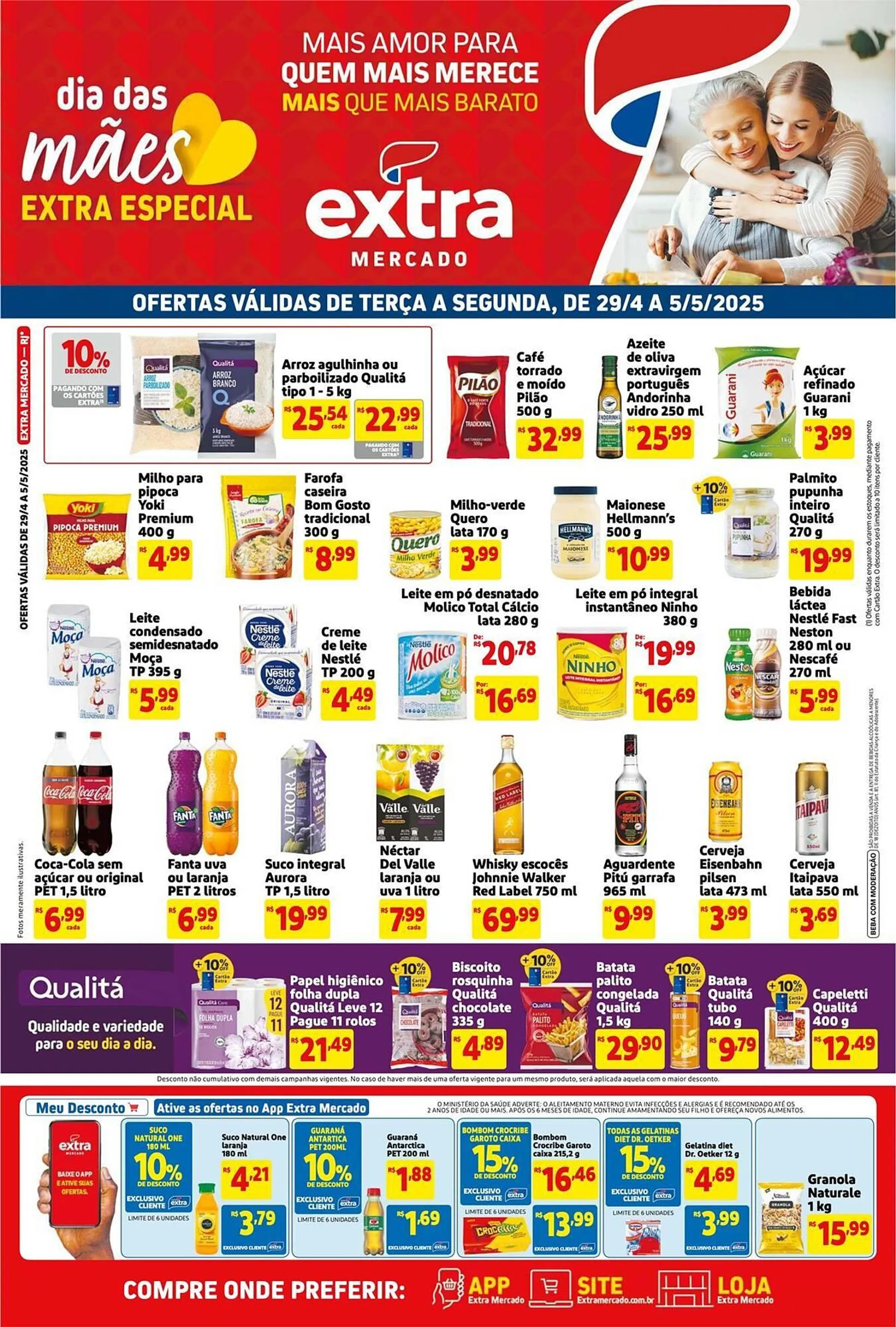Encarte de Catálogo Extra 29 de abril até 5 de maio 2025 - Pagina 1