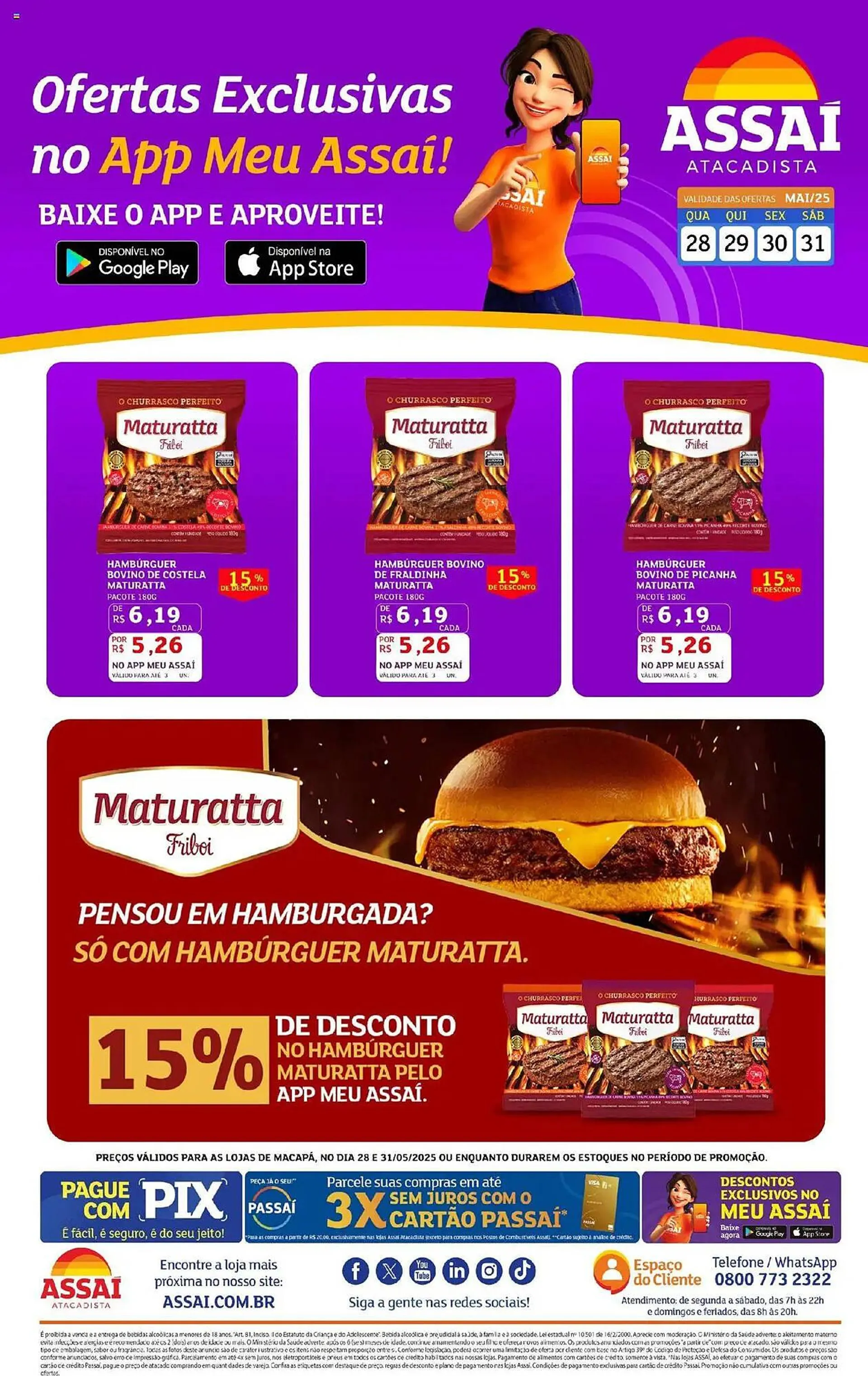 Encarte de Catálogo Assaí Atacadista 30 de maio até 1 de junho 2025 - Pagina 1