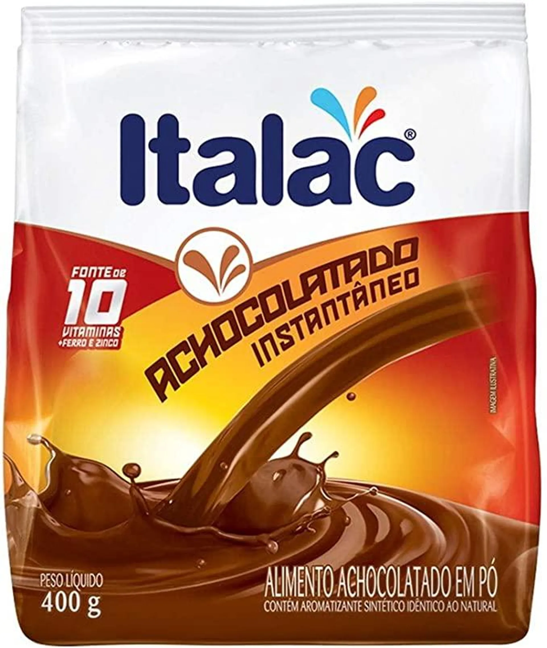 Achocolatado Em Pó Italac Sachê - 400g