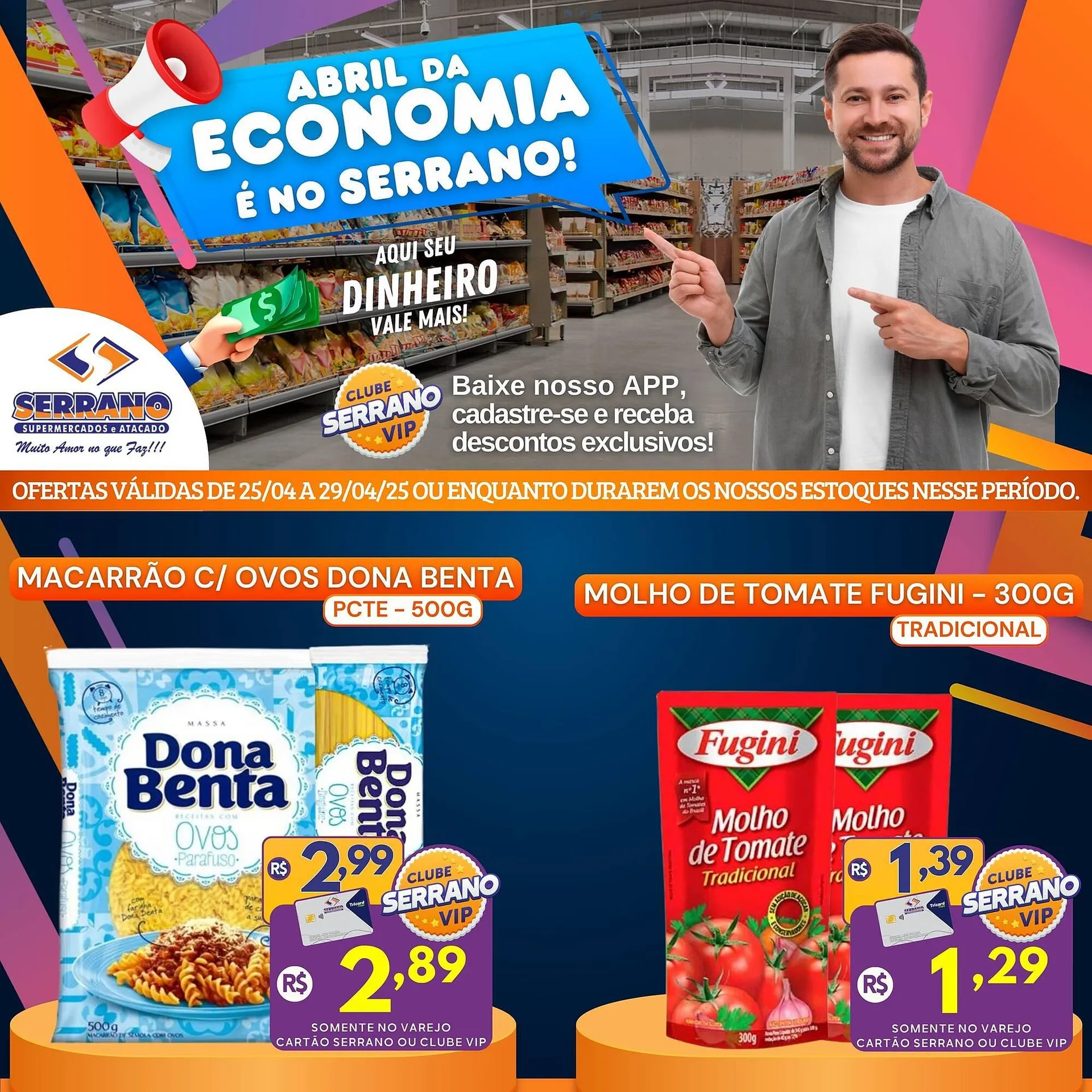 Encarte de Catálogo Serrano Supermercado 25 de abril até 29 de abril 2025 - Pagina 3