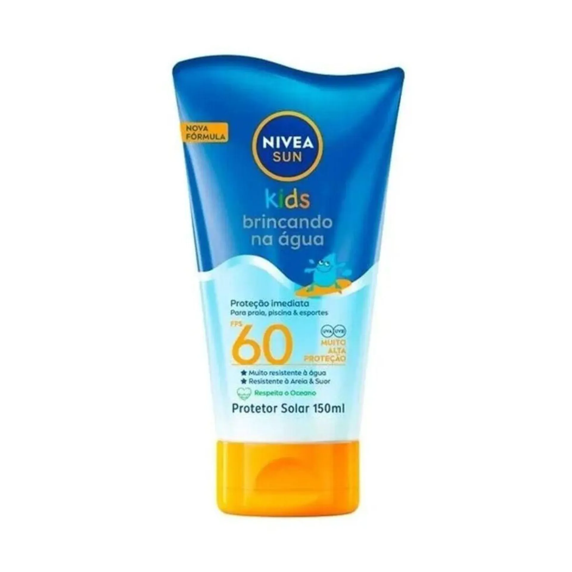 Protetor Solar Nivea Sun Kids Brincando na Água FPS60 150ml