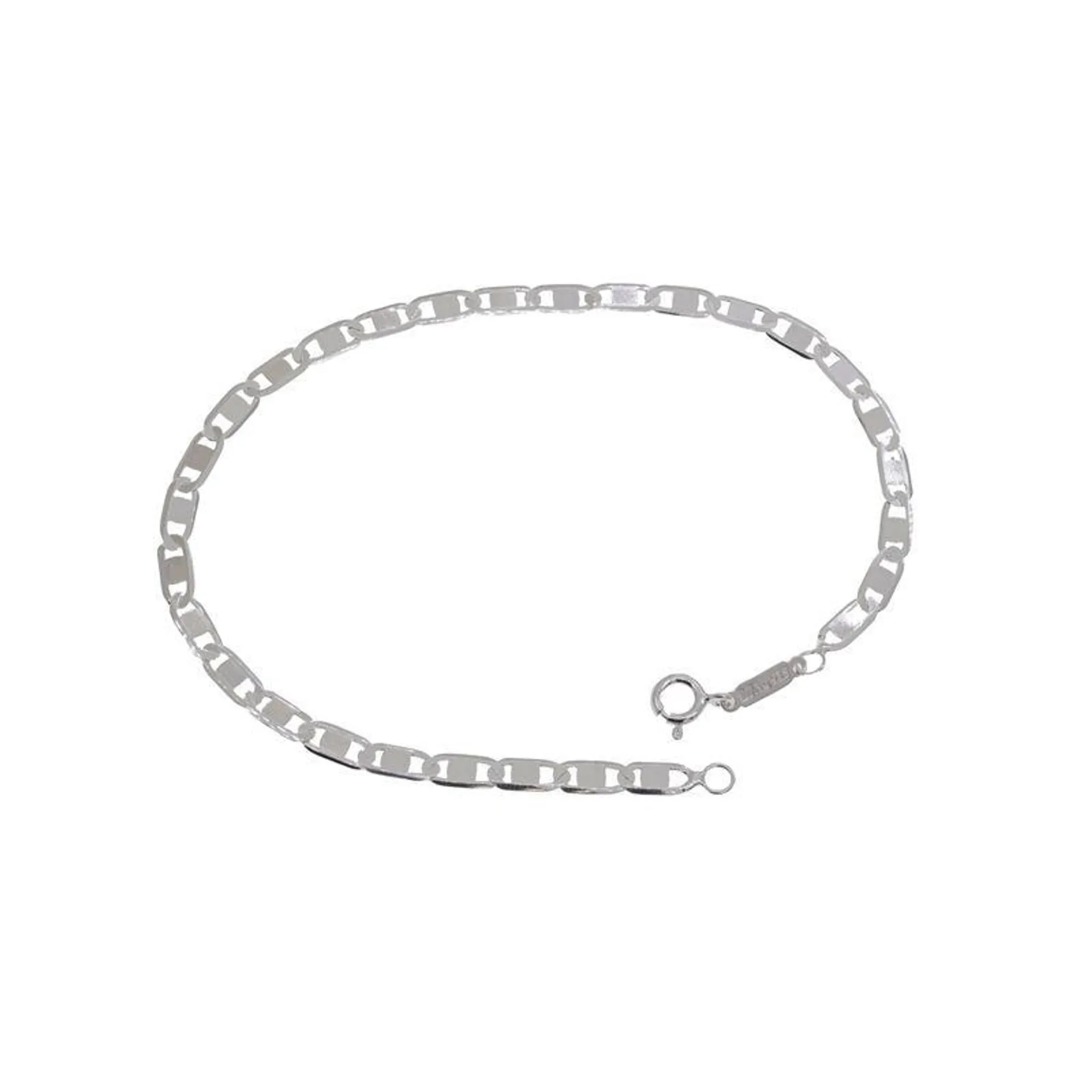 PULSEIRA ELO PIASTRINE DE PRATA 925 - TAM.21 8500542100