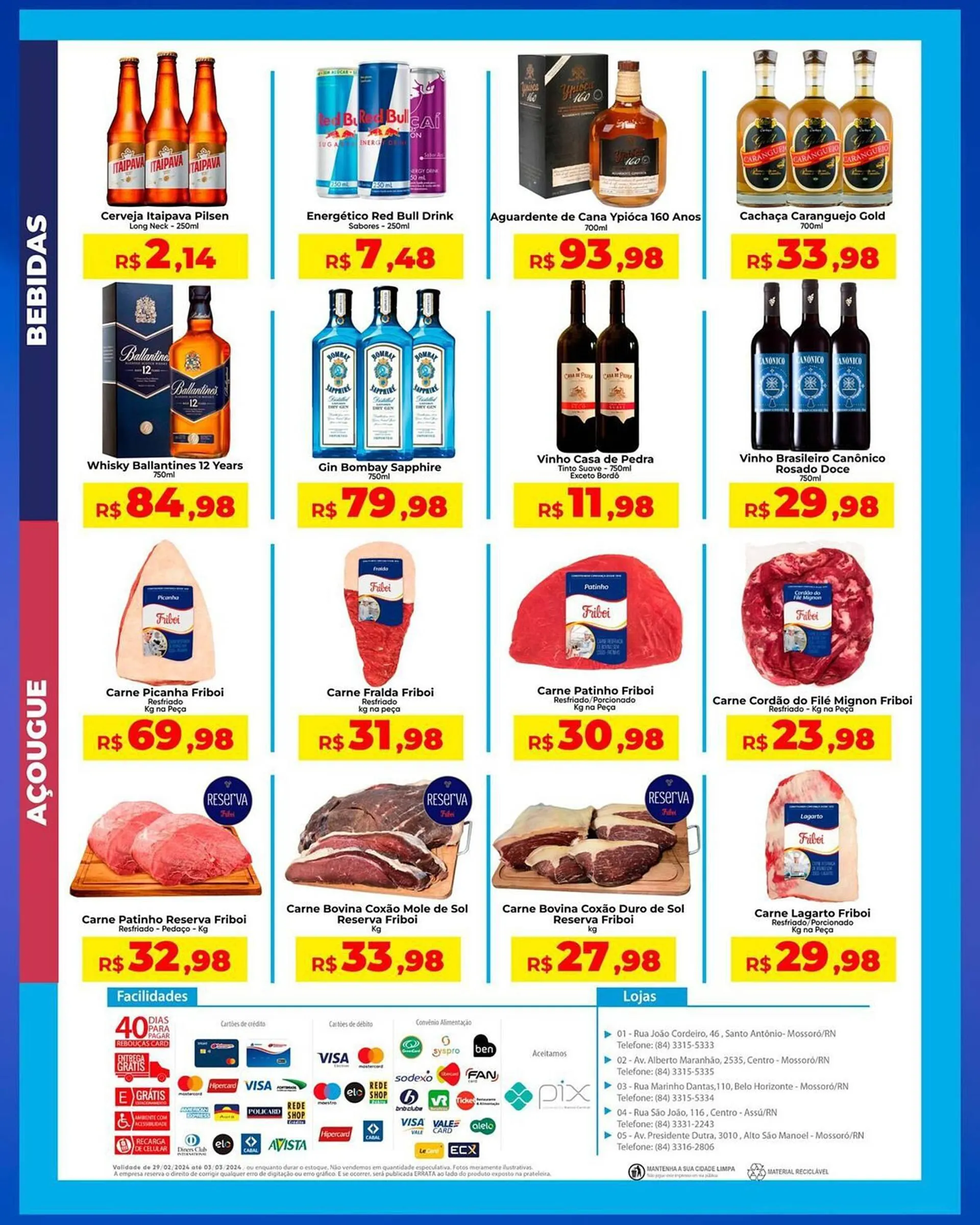 Encarte de Catálogo Rebouças Supermercados 29 de fevereiro até 3 de março 2024 - Pagina 