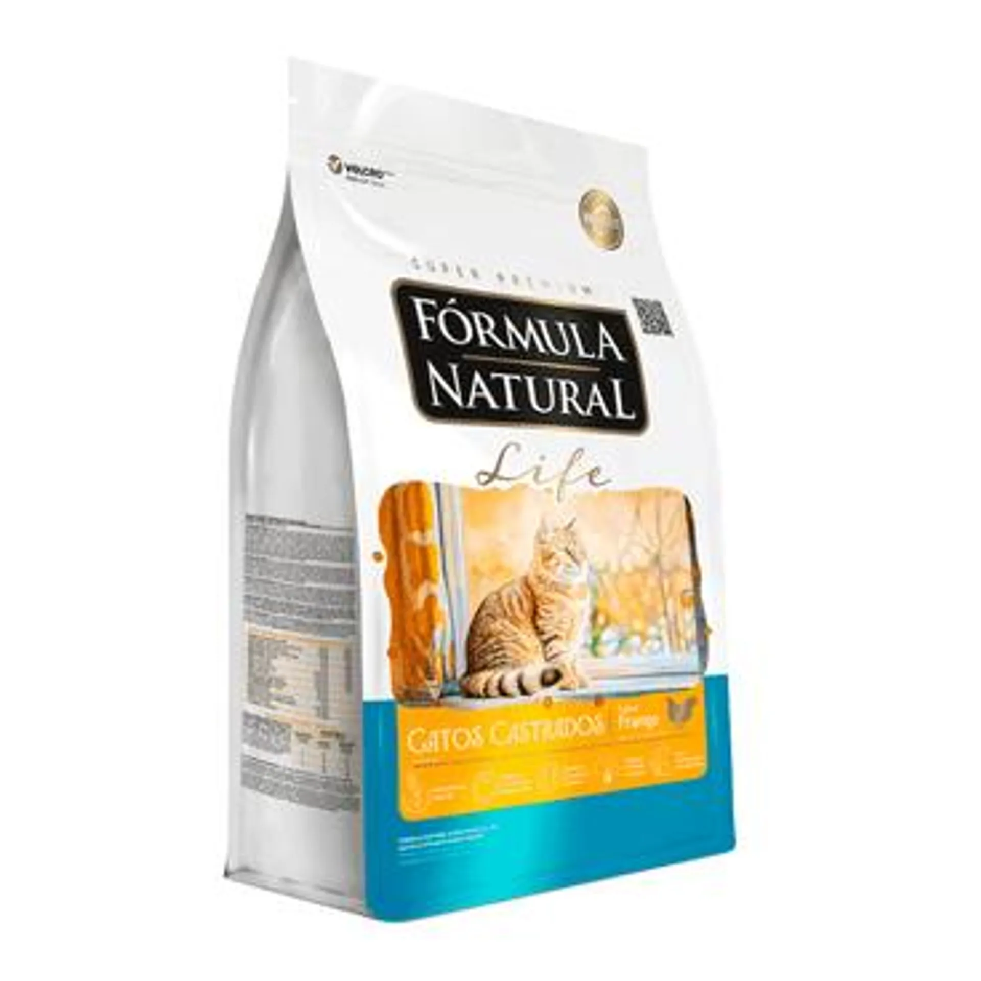 Ração Fórmula Natural Life Gatos Castrados Frango 1 kg