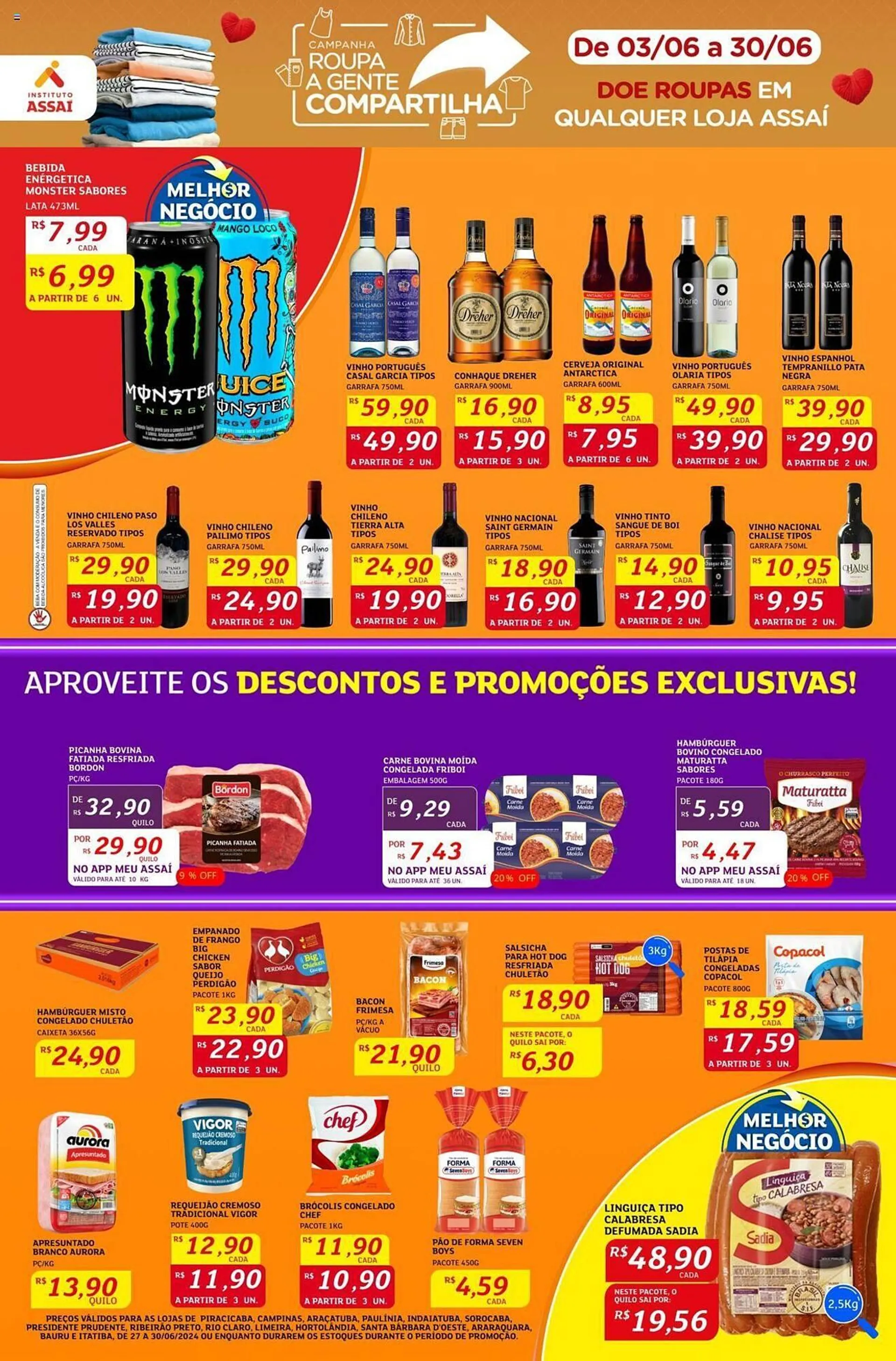 Encarte de Catálogo Assaí Atacadista 27 de junho até 30 de junho 2024 - Pagina 3