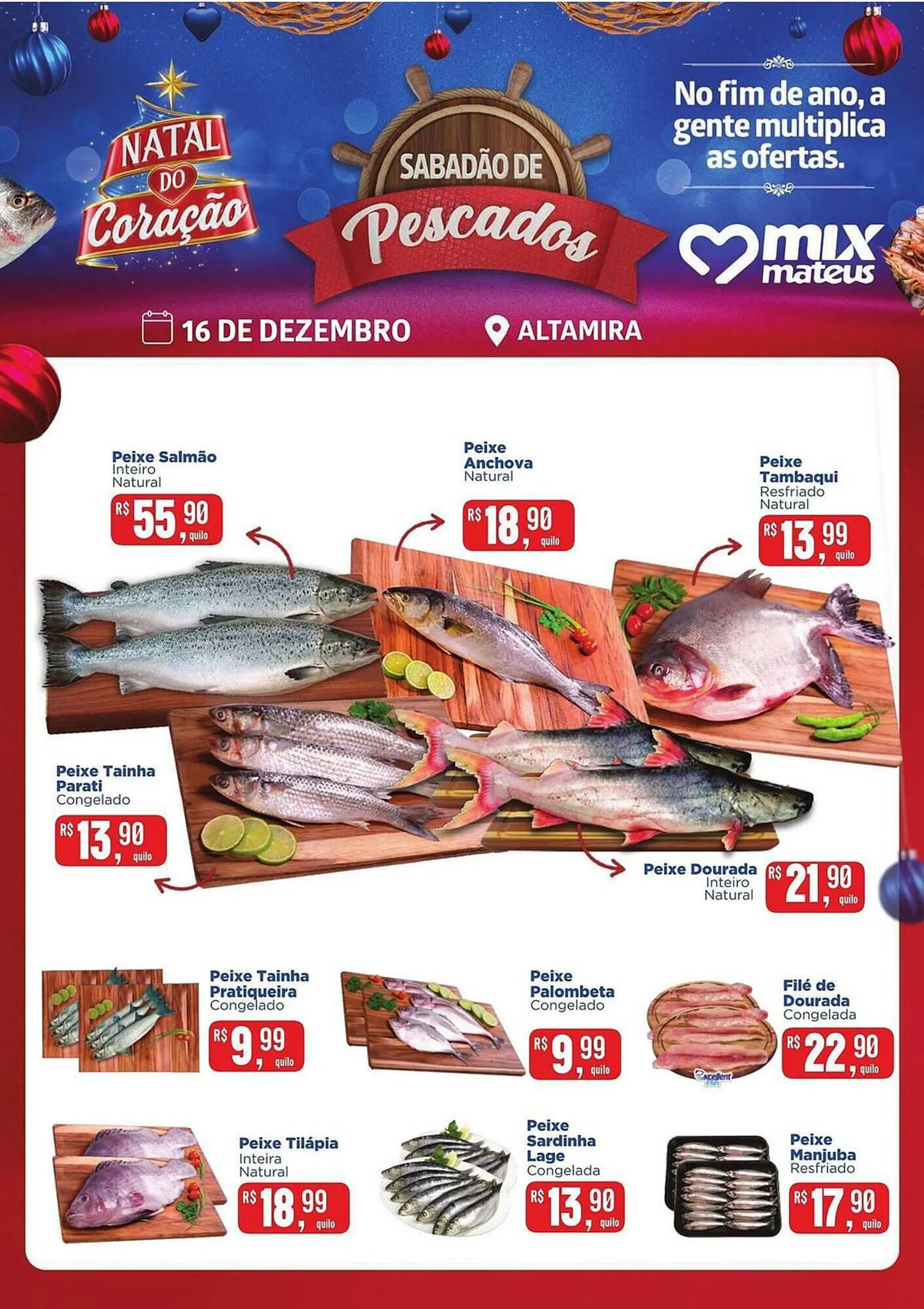 Encarte de Catálogo Supermercados Mateus 18 de dezembro até 18 de dezembro 2023 - Pagina 1