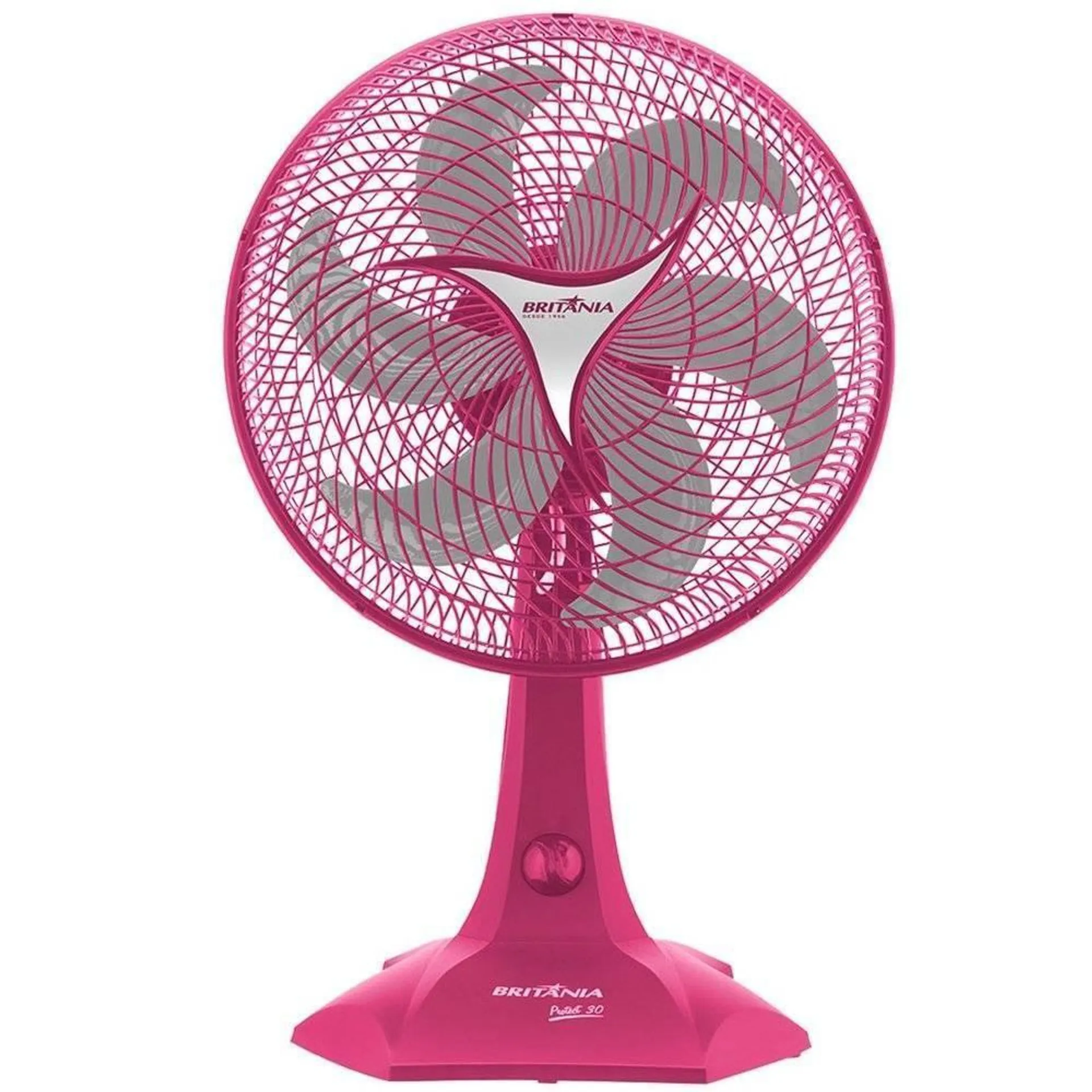 Ventilador de Mesa Britânia Protect 30 Six, 3 Velocidades, 45W, Rosa - 220V