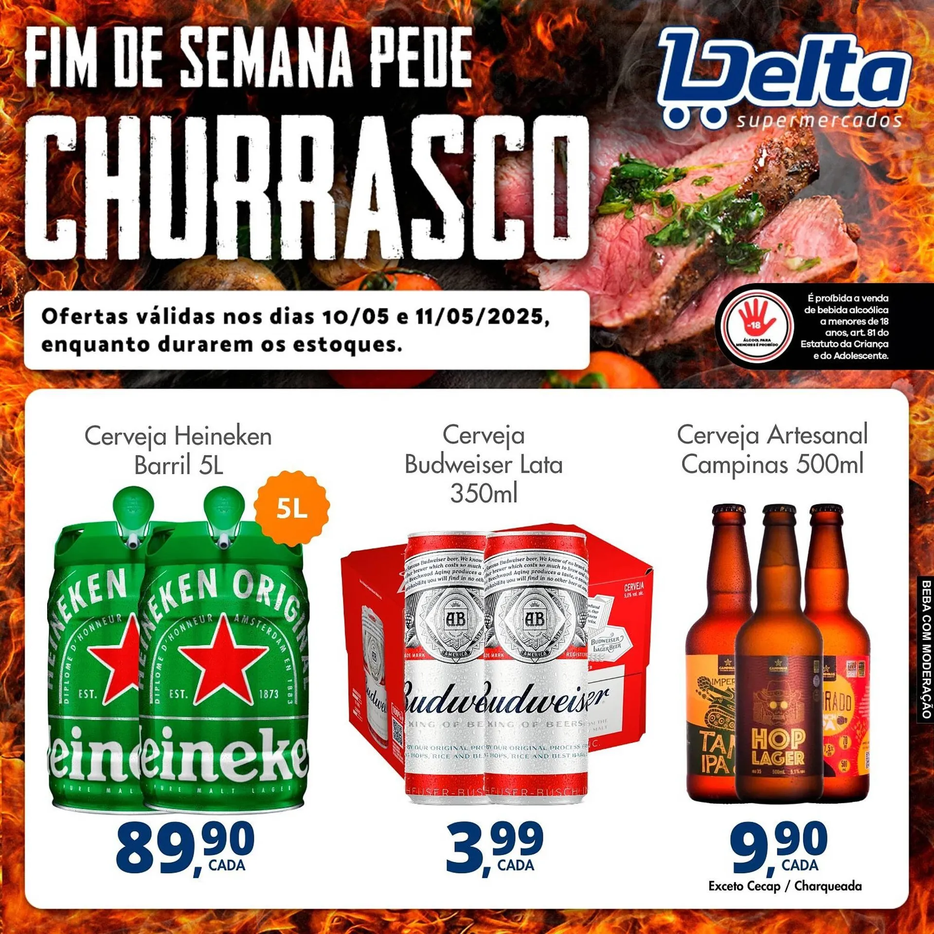Encarte de Catálogo Delta Supermercados 10 de maio até 11 de maio 2025 - Pagina 1