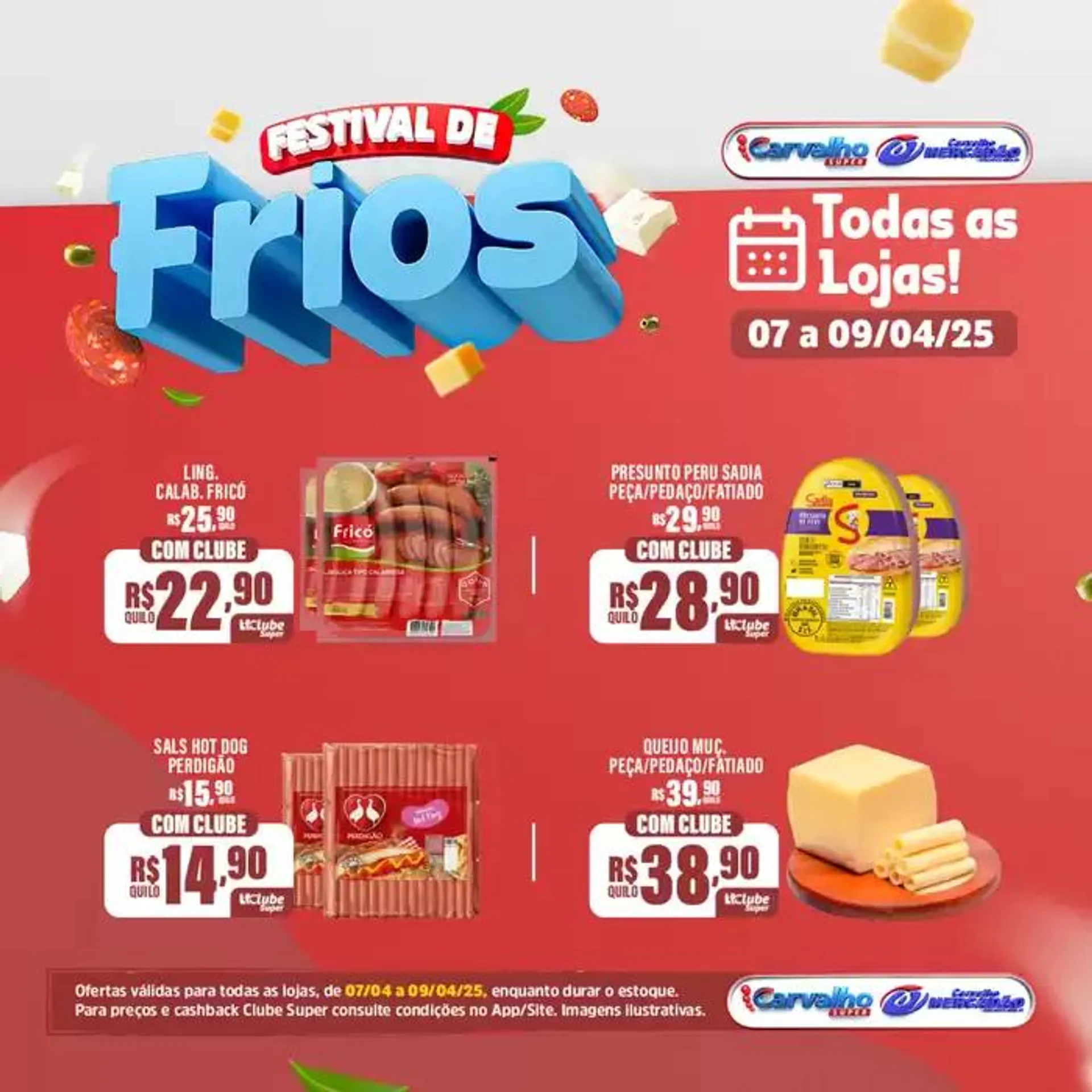 Encarte de Encarte Carvalho Supermercado 8 de abril até 9 de abril 2025 - Pagina 3