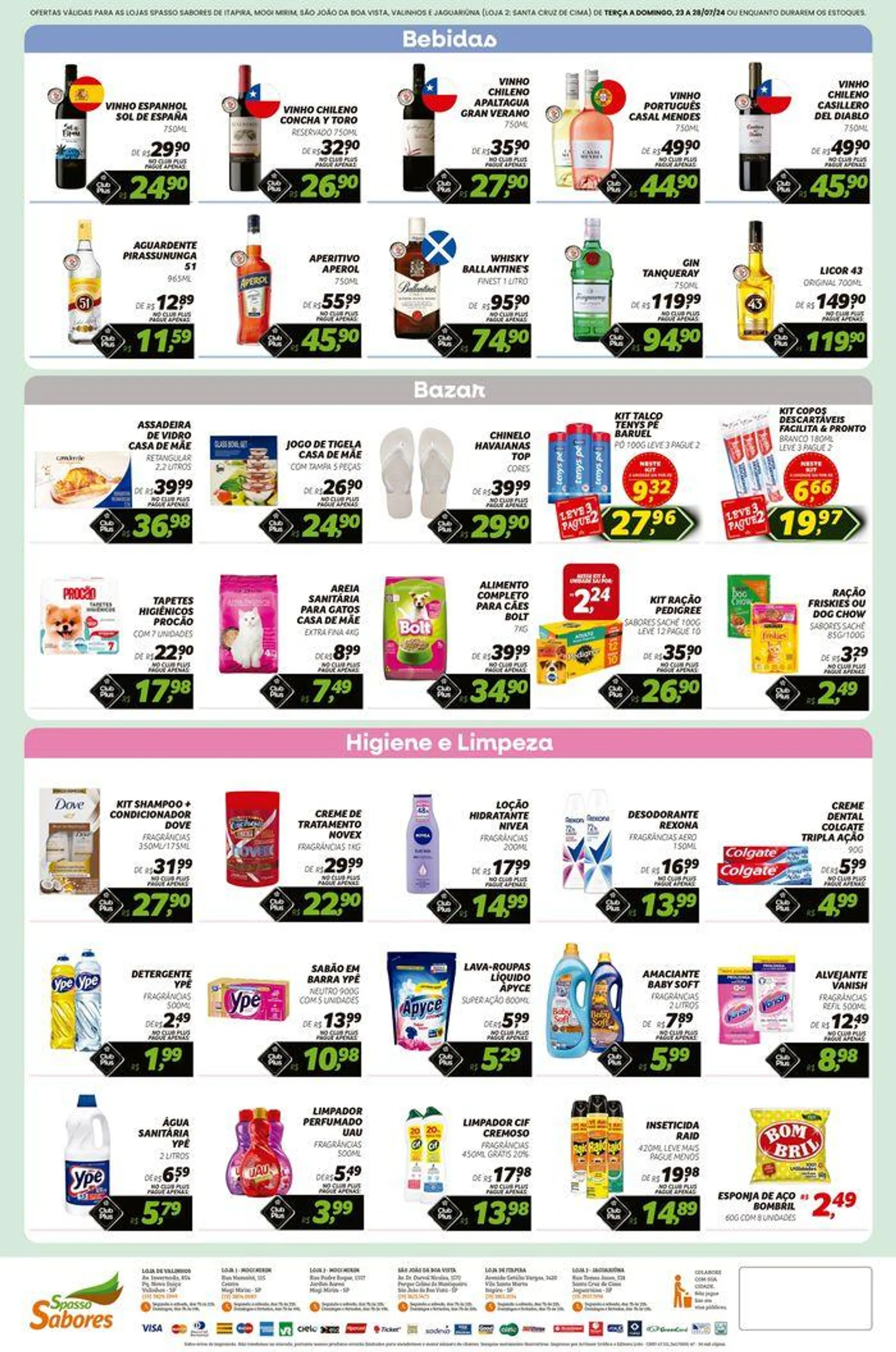 Encarte de OFERTAS DE TERÇA A DOMINGO Sabores 23 de julho até 28 de julho 2024 - Pagina 4