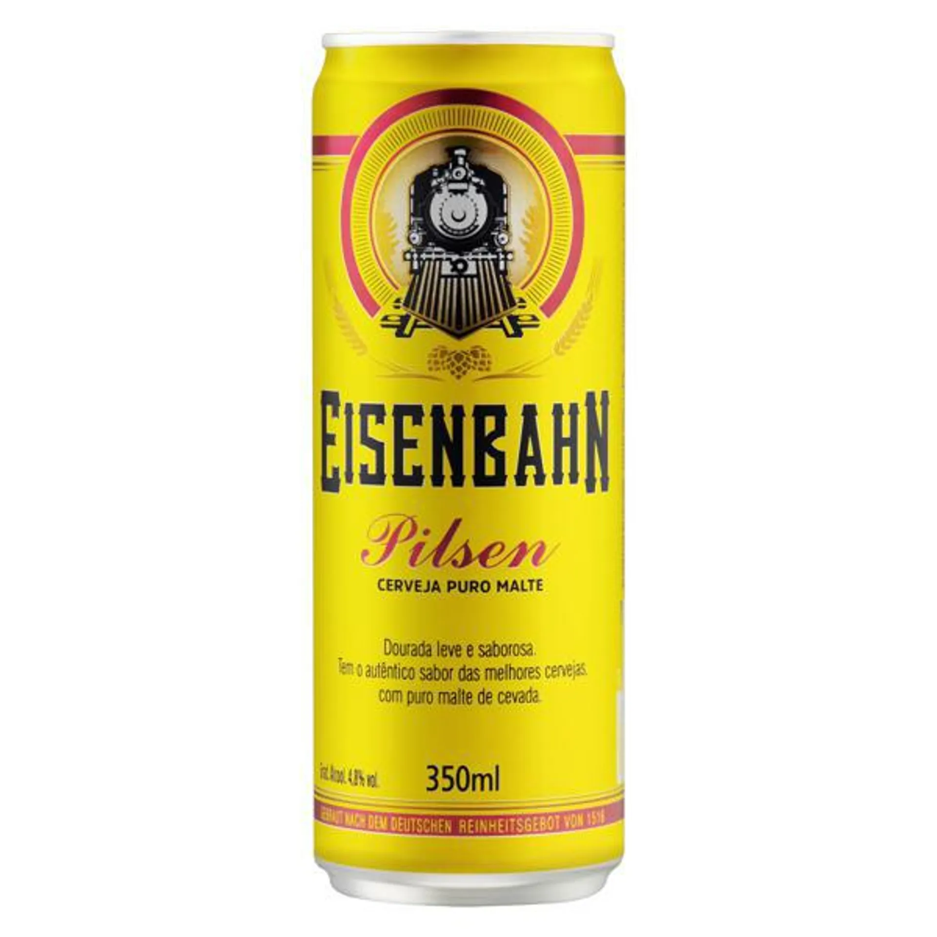 Cerveja Pilsen Puro Malte Eisenbahn Lata 350ml