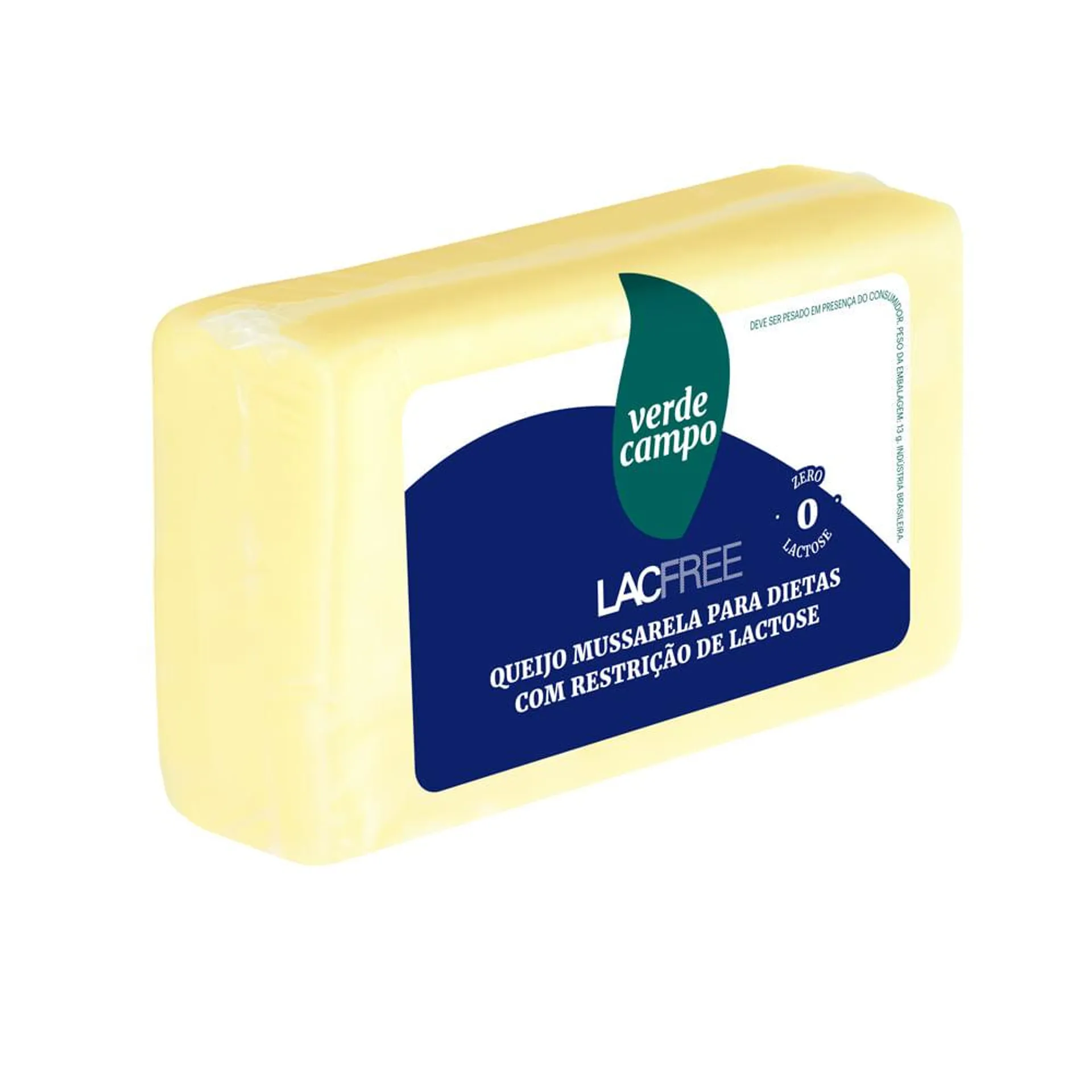 Queijo Mucarela Lacfree Lanche Sem Lactose 450g