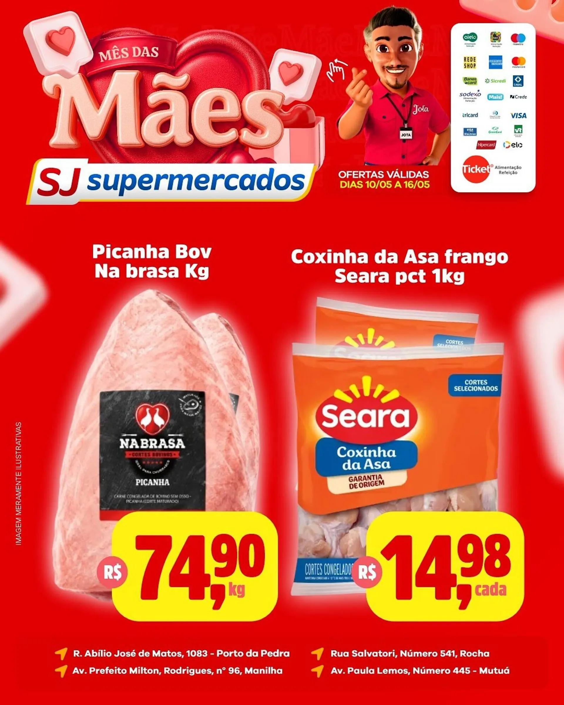 Encarte de Catálogo Sj Supermercados 10 de maio até 16 de maio 2025 - Pagina 2