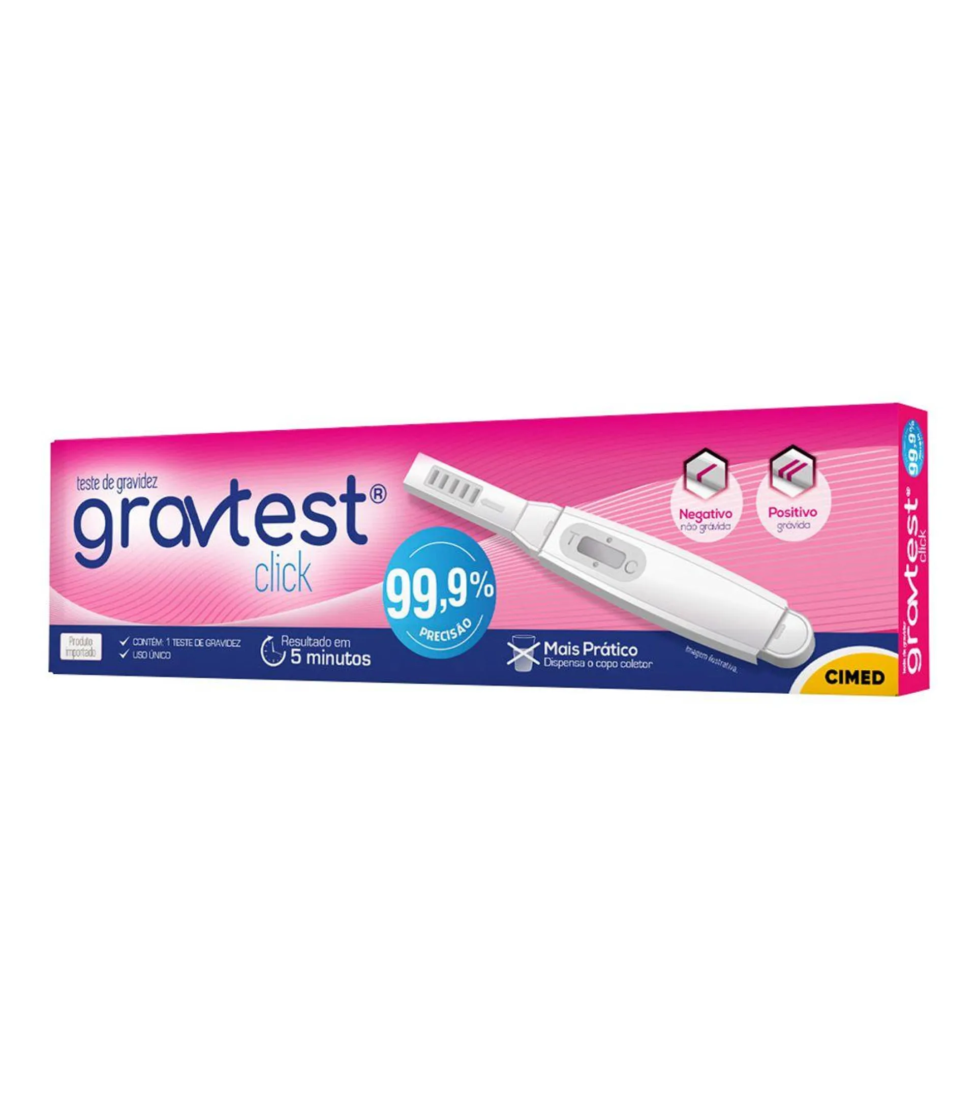 Teste De Gravidez Grav Test Click