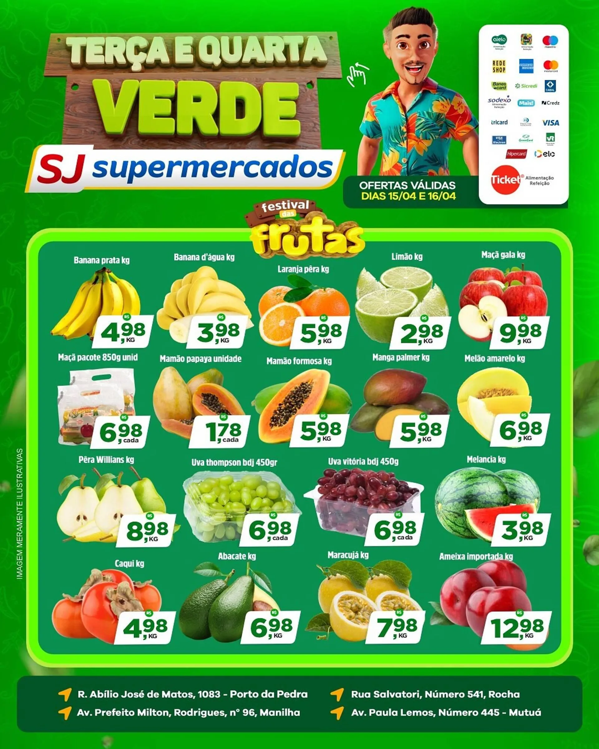 Encarte de Catálogo Sj Supermercados 14 de abril até 16 de abril 2025 - Pagina 2