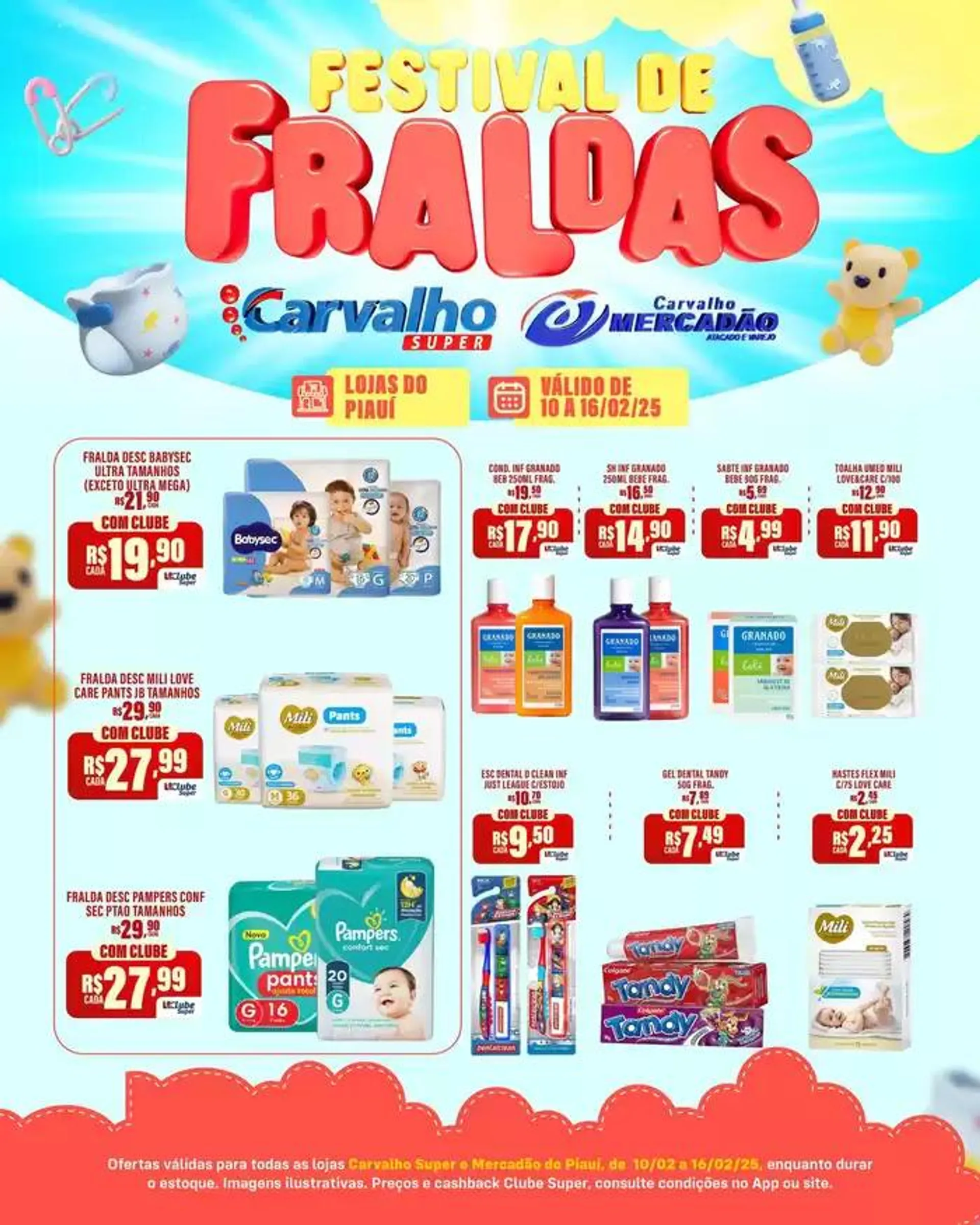 Encarte de Encarte Carvalho Supermercado 11 de fevereiro até 16 de fevereiro 2025 - Pagina 1
