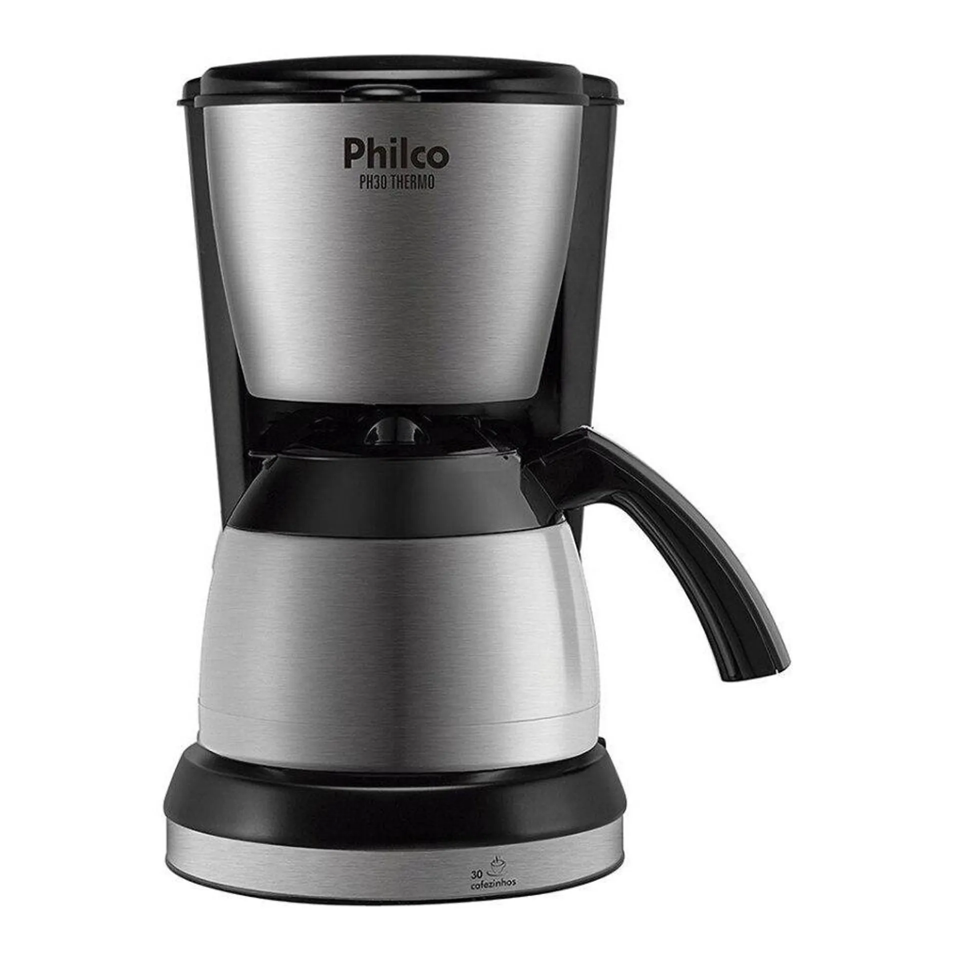 Cafeteira Thermo Preto/Prata Philco 220V PH30