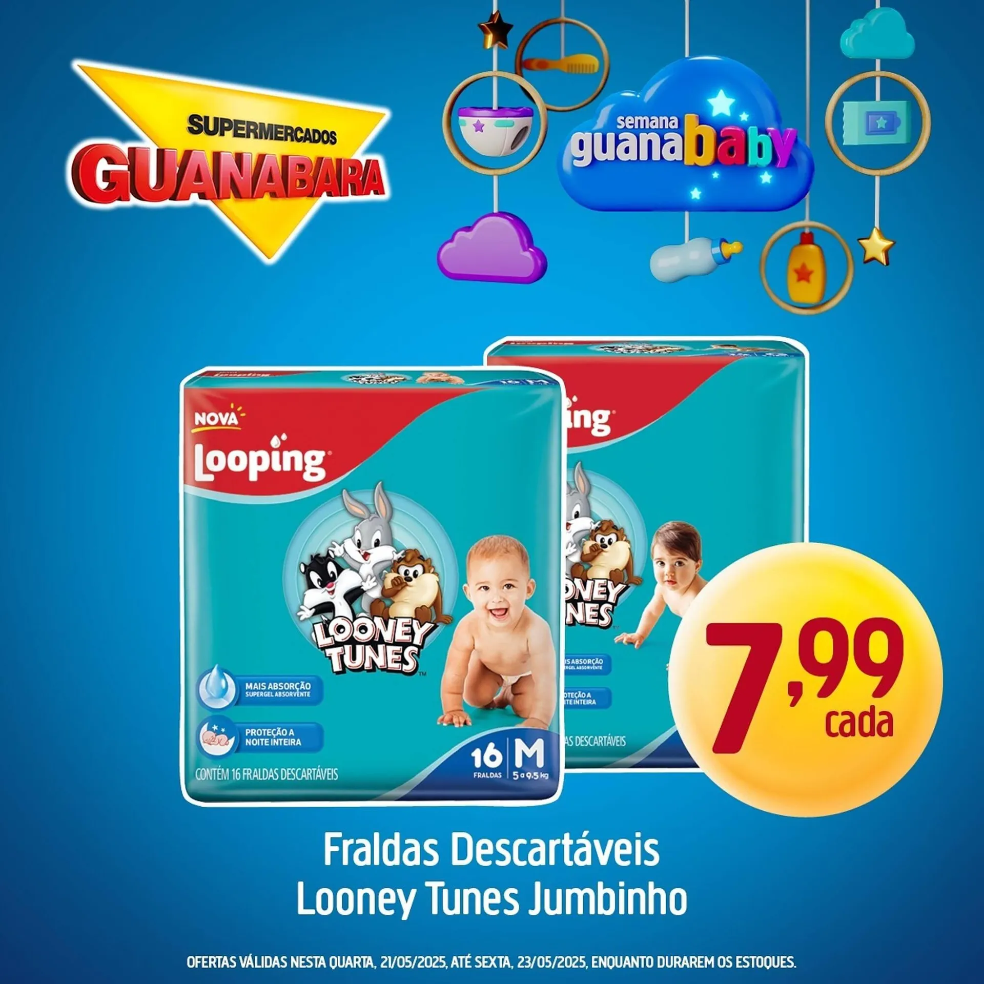 Encarte de Catálogo Supermercados Guanabara 21 de maio até 23 de maio 2025 - Pagina 1