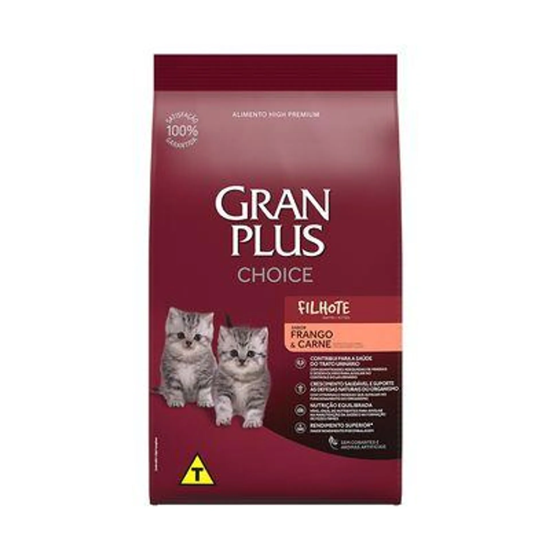 Ração GranPlus Choice Gatos Filhotes Frango e Carne 10,1 kg