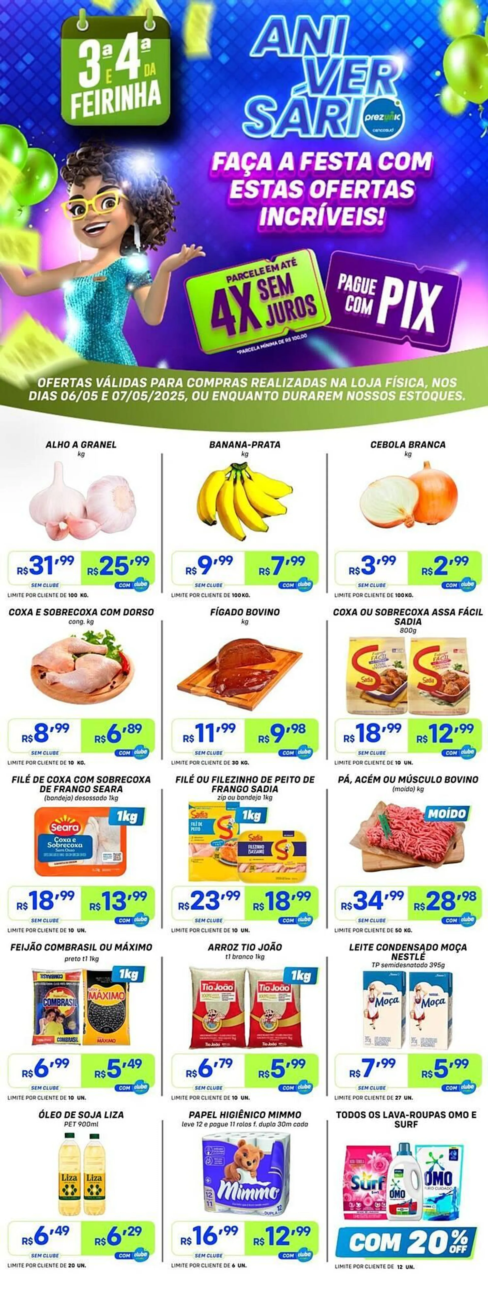 Encarte de Catálogo Prezunic 6 de maio até 7 de maio 2025 - Pagina 1