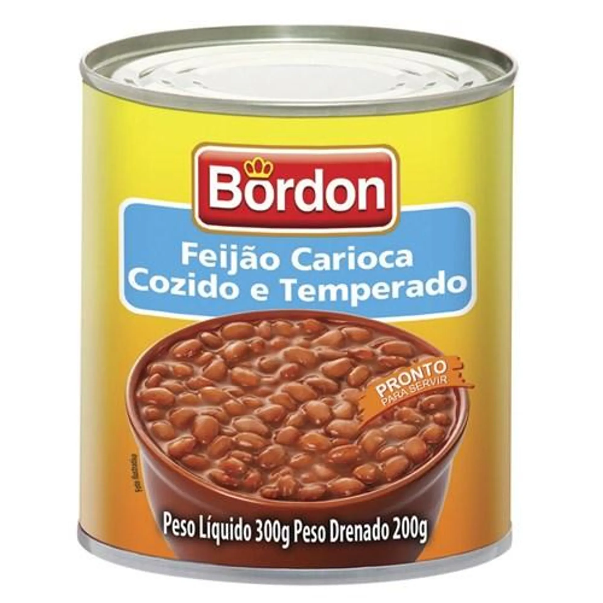 Feijão Carioca Temperado Bordon 300G