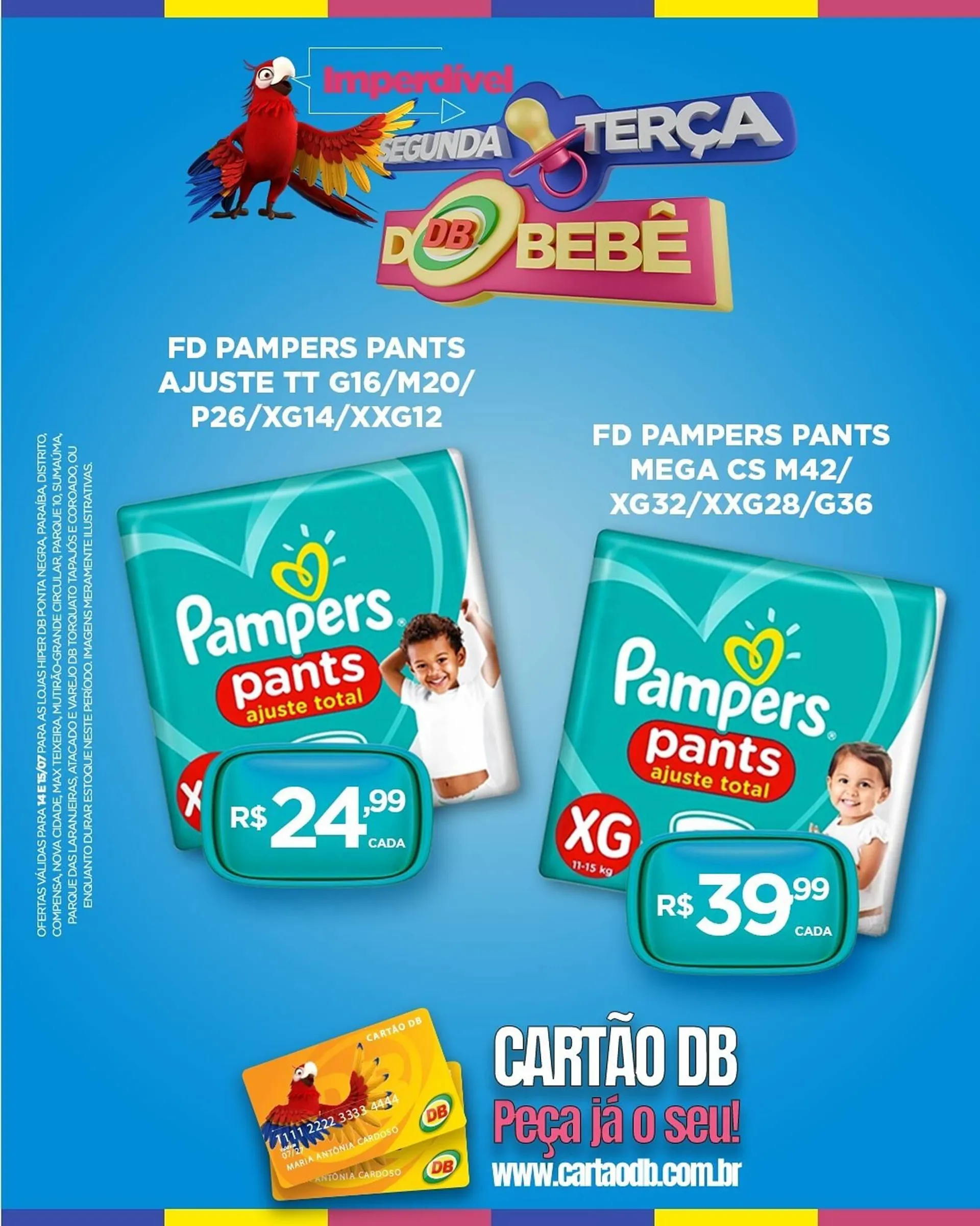 Encarte de Catálogo DB Supermercados 14 de julho até 14 de julho 2025 - Pagina 1