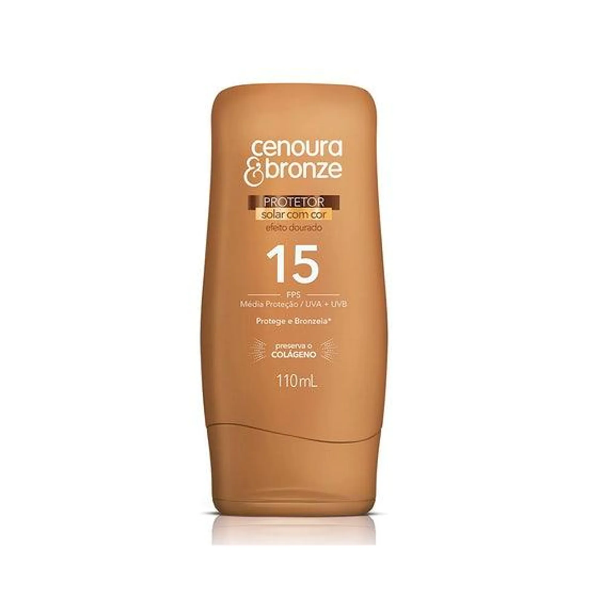 Protetor Solar Cenoura&bronze FPS15 Cor 110ml