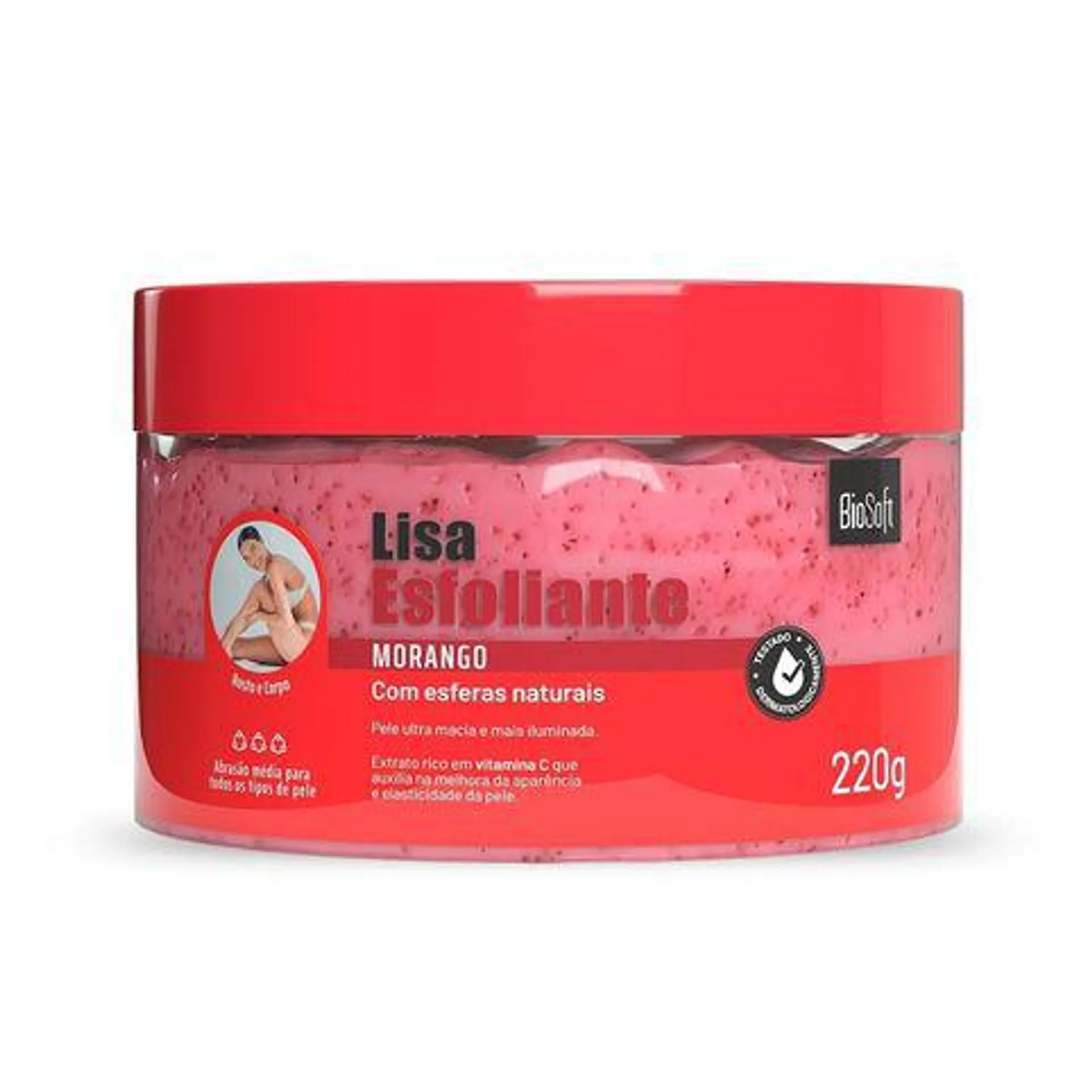 Lisa Esfoliante Corporal Morango 220G