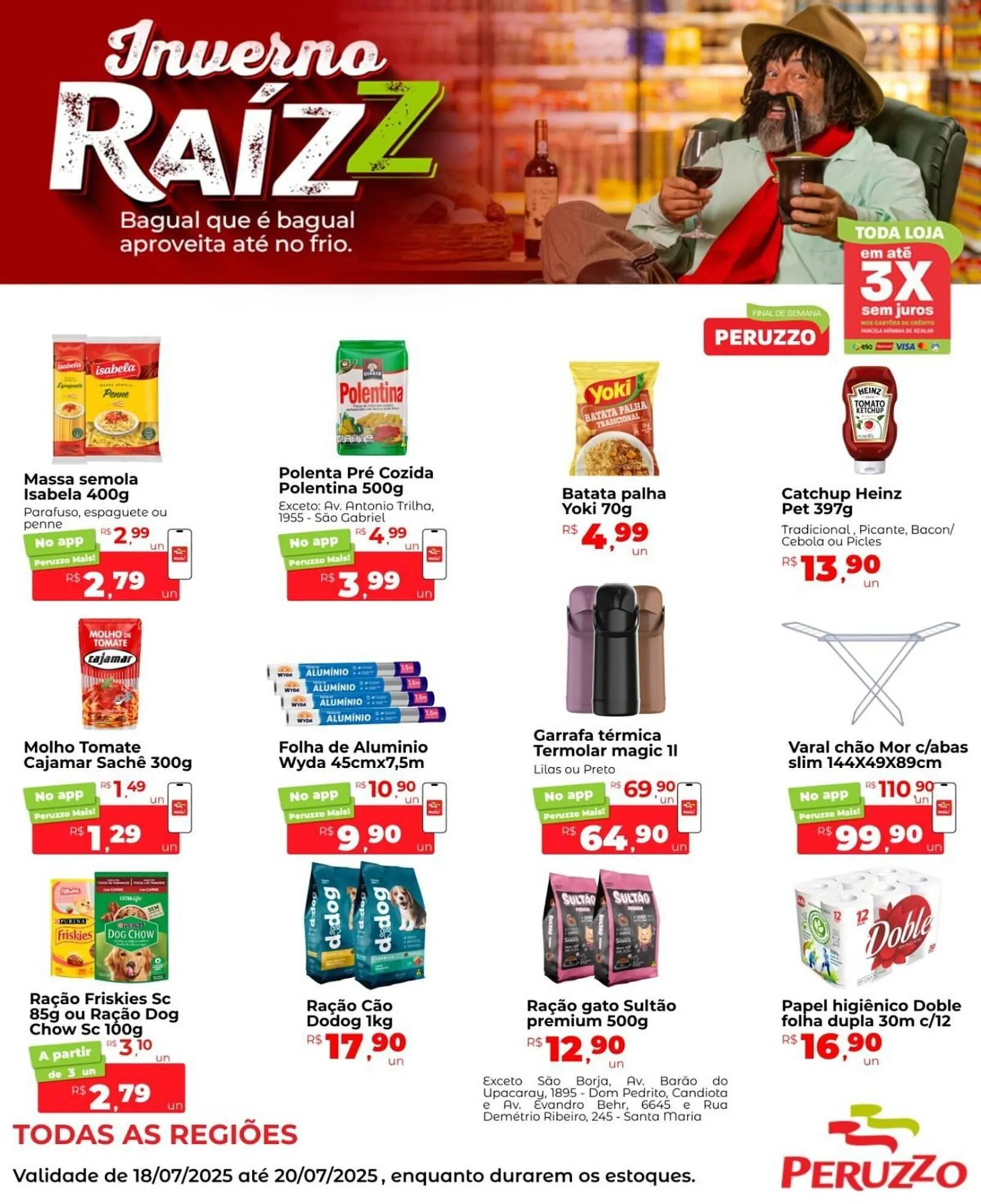 Encarte de Catálogo Peruzzo 18 de julho até 20 de julho 2025 - Pagina 1