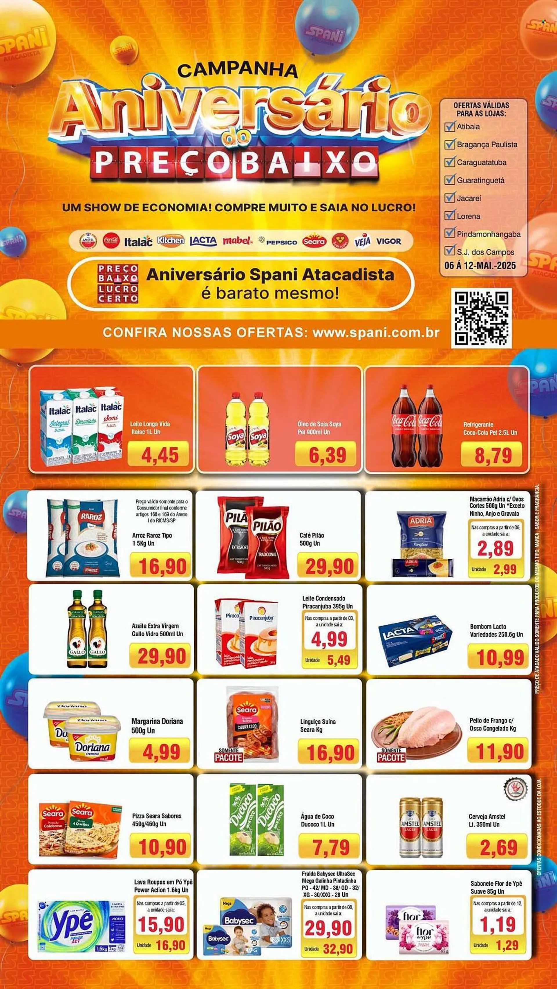 Encarte de Catálogo Spani Atacadista 6 de maio até 12 de maio 2025 - Pagina 1