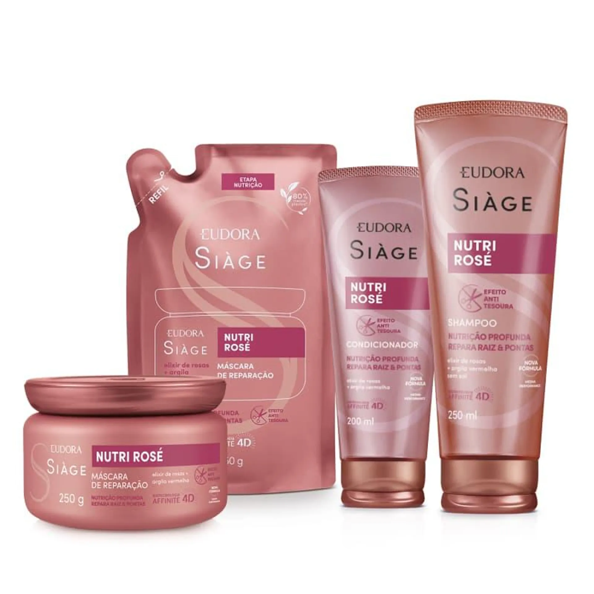 Combo Siàge Nutri Rosé (4 itens)