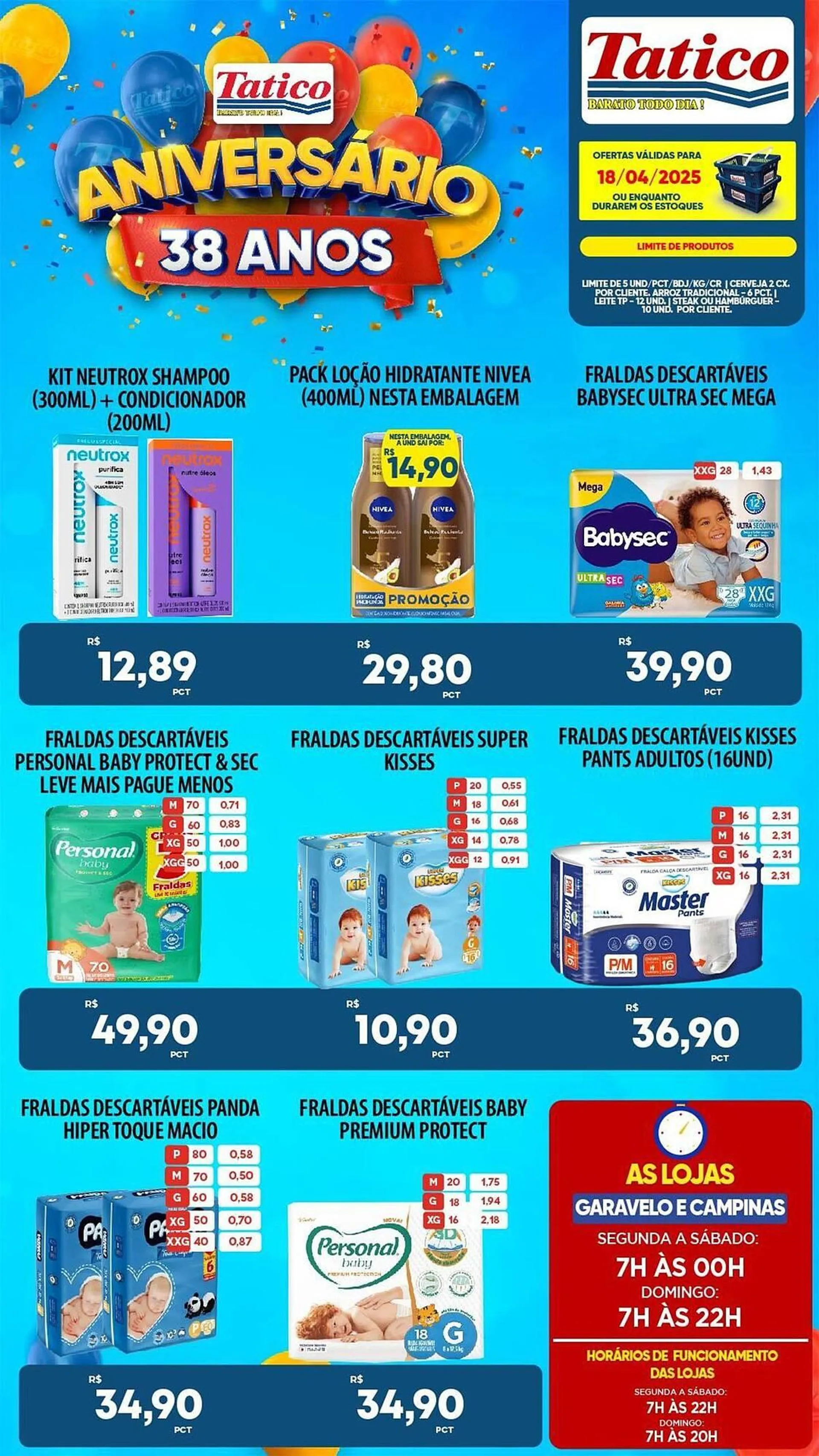 Encarte de Catálogo Tatico 18 de abril até 21 de abril 2025 - Pagina 27