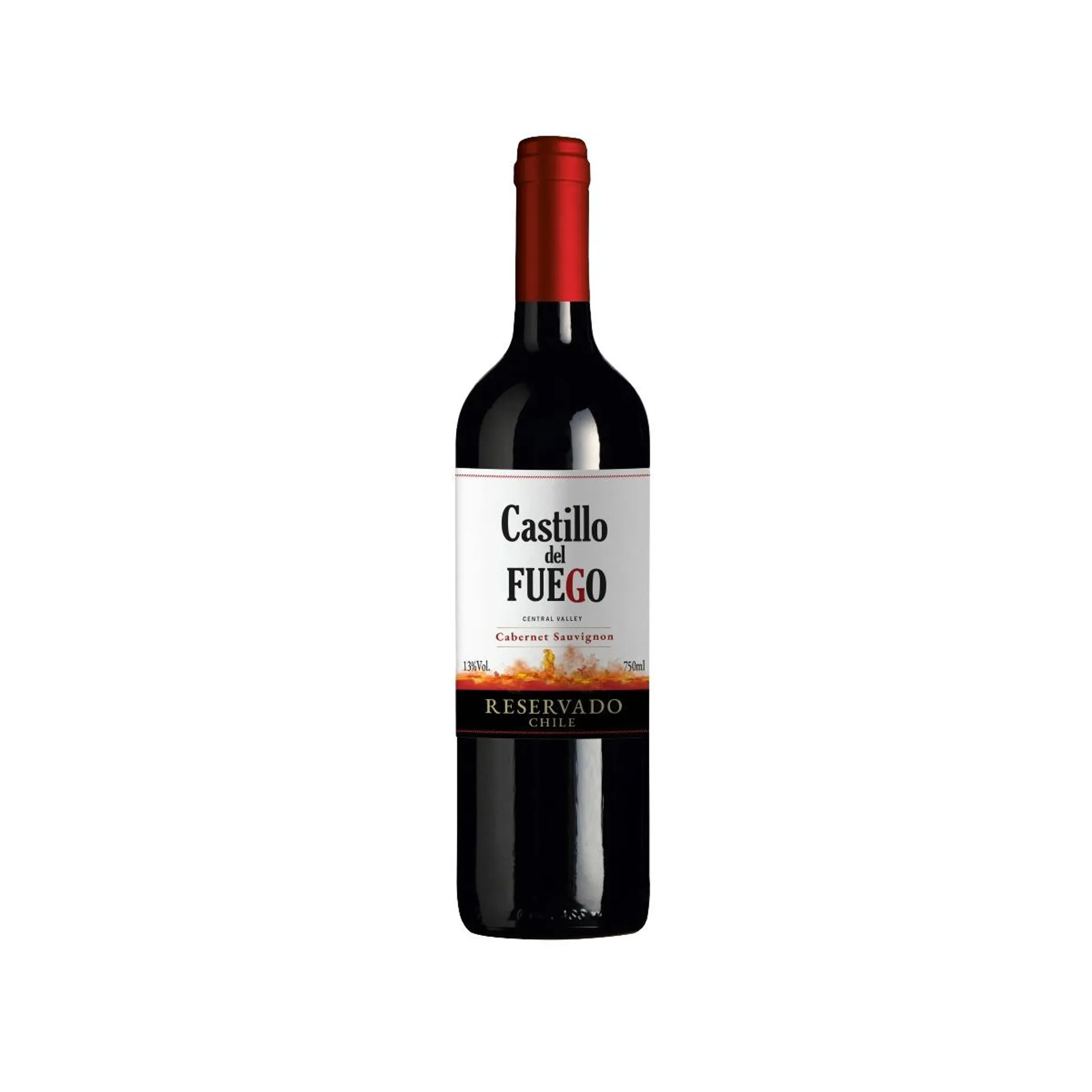 Vinho Chileno Castillo Del Fuego Reservado Cabernet Sauvignon 750ml