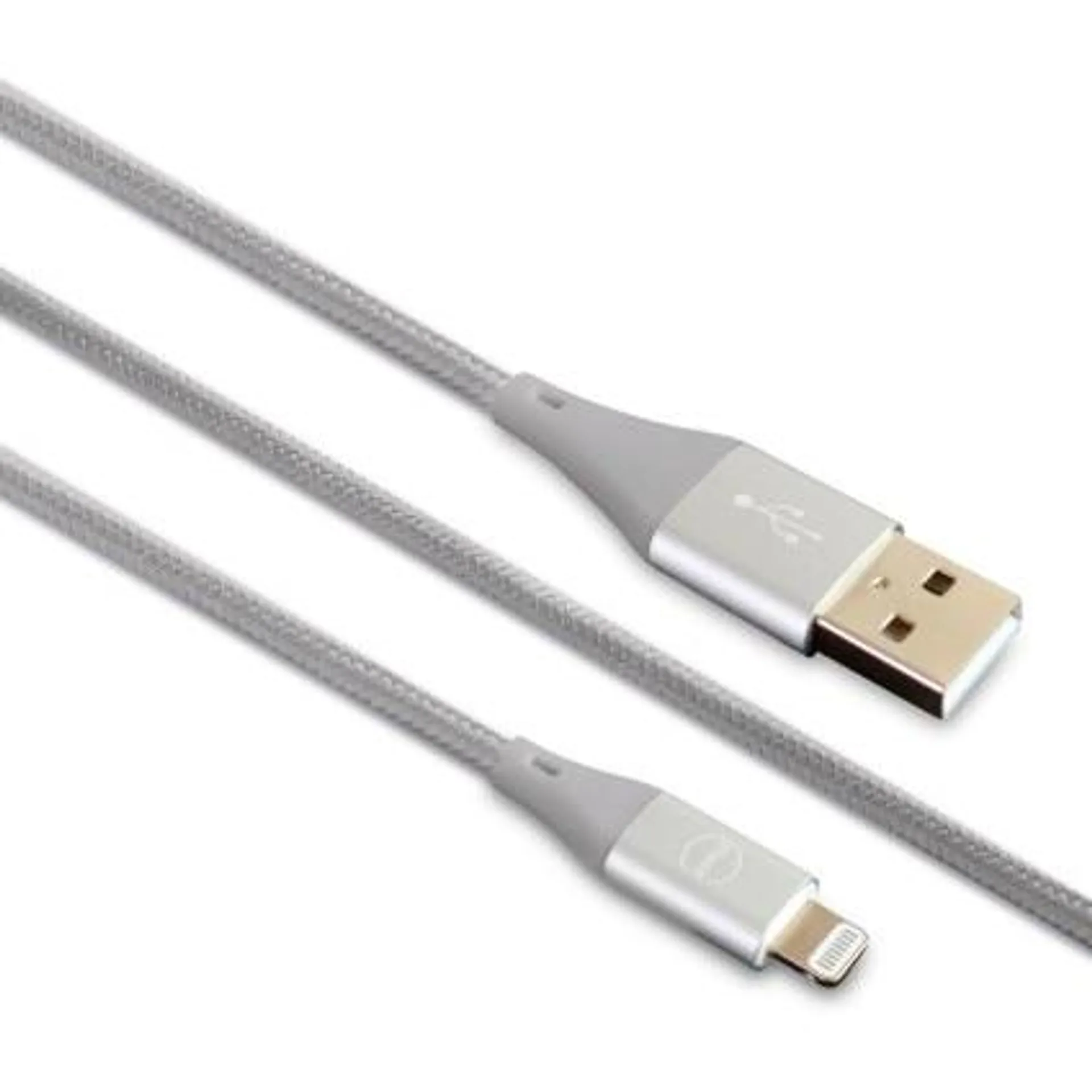 Cabo Lightning para USB, iPlace, 1,2 m, Prata