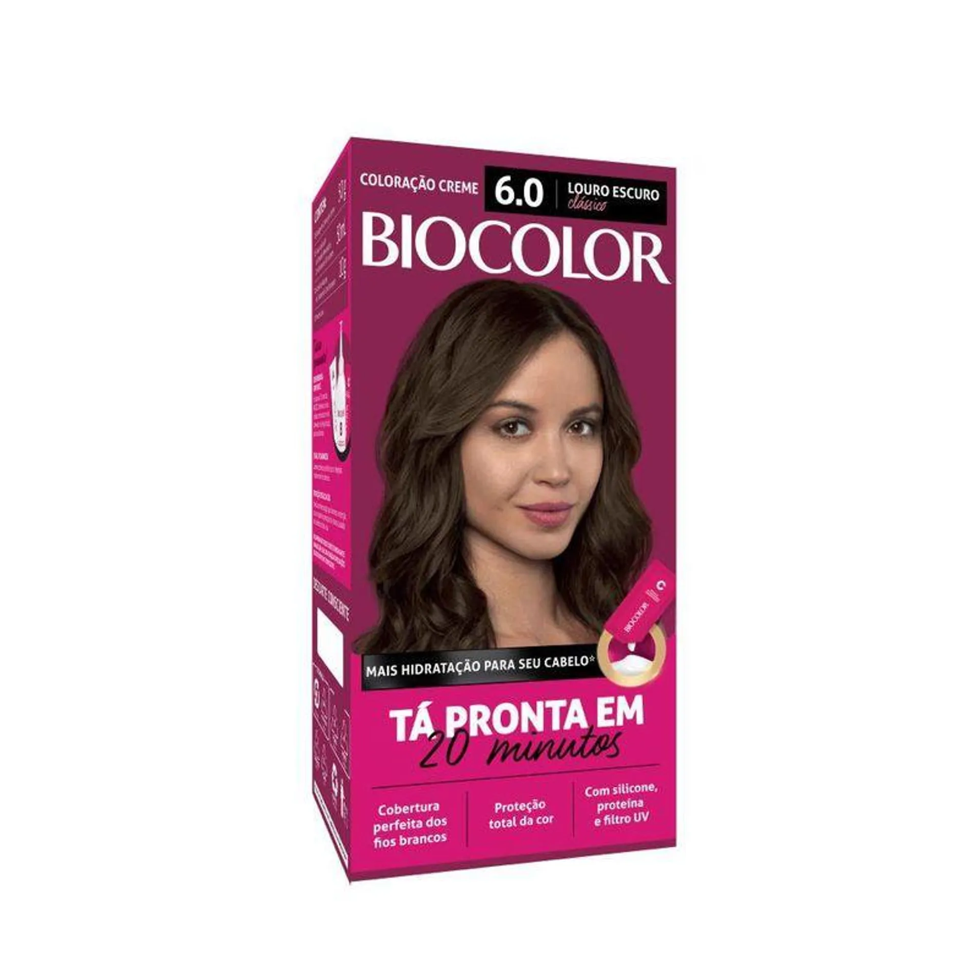 Tinta de Cabelo Biocolor Mini Kit Louro Escuro Clássico 6.0