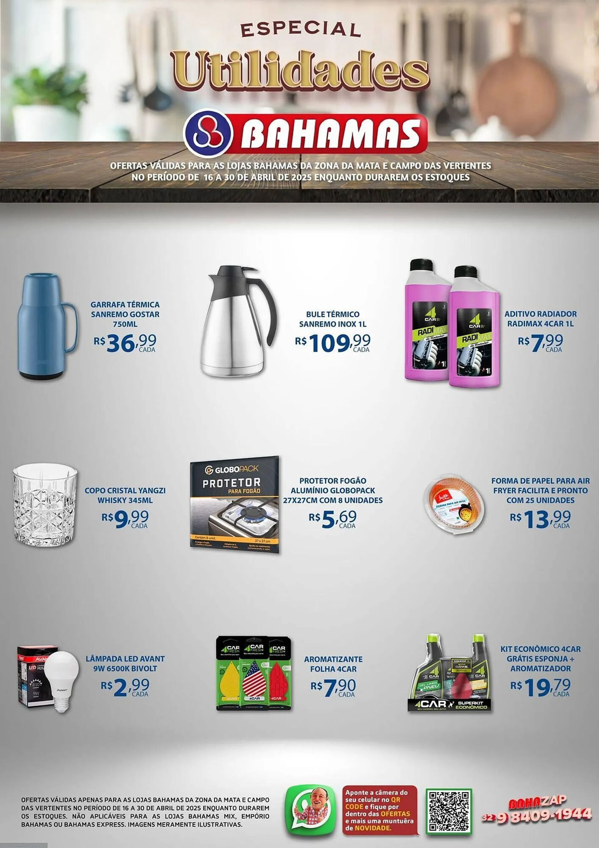 Encarte de Catálogo Bahamas Supermercados 17 de abril até 30 de abril 2025 - Pagina 1