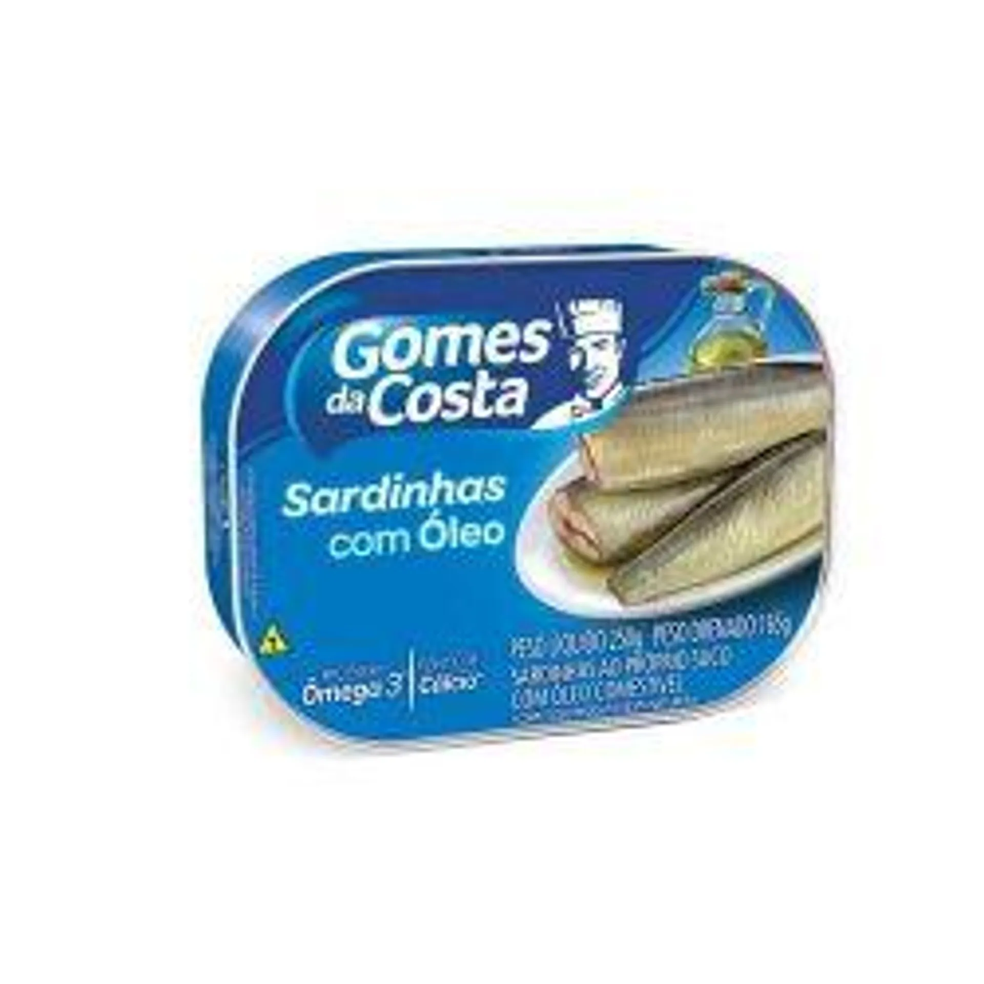 Sardinhas Gomes Da Costa Com Óleo 165g