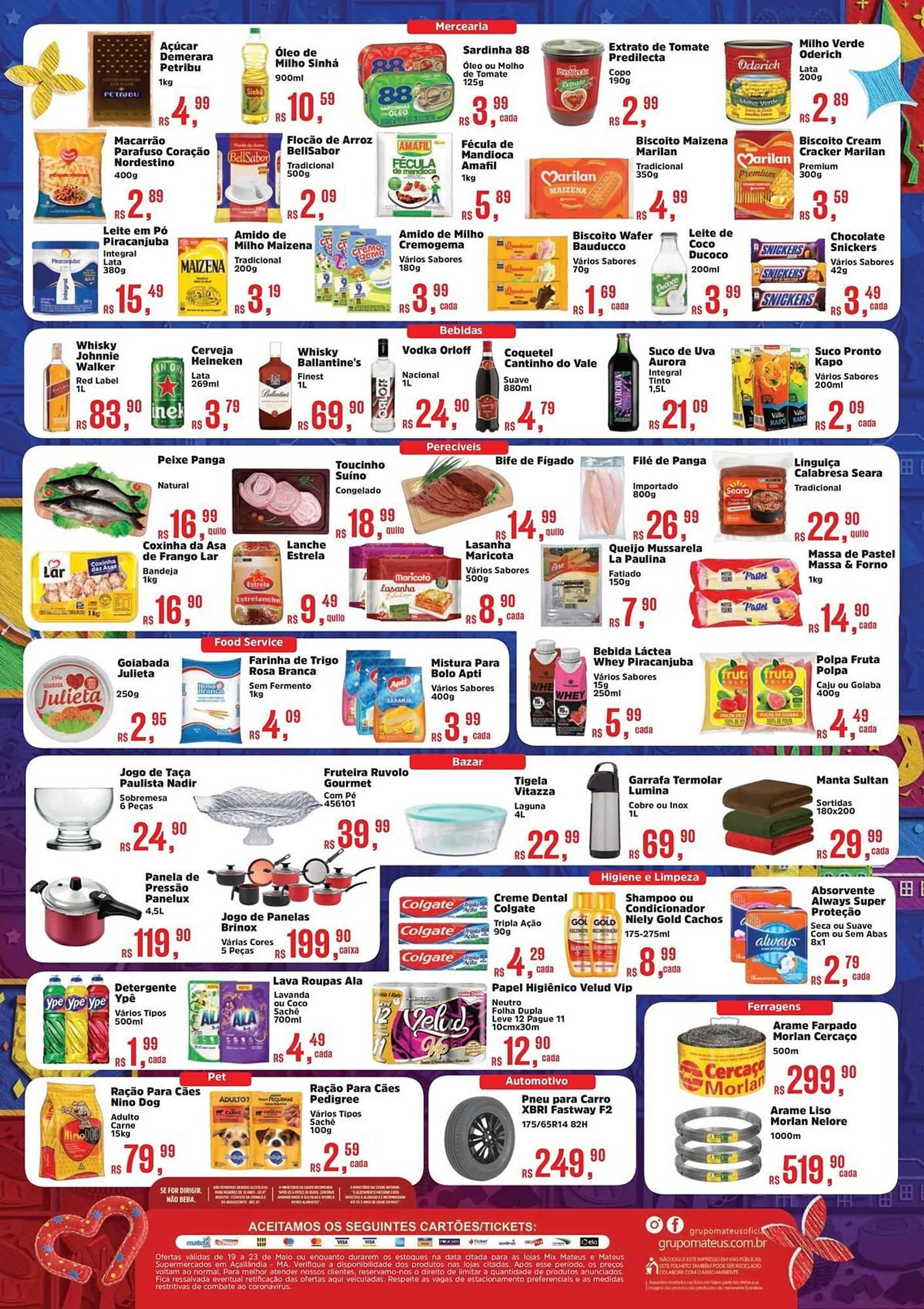 Encarte de Catálogo Supermercados Mateus 19 de maio até 22 de maio 2025 - Pagina 2