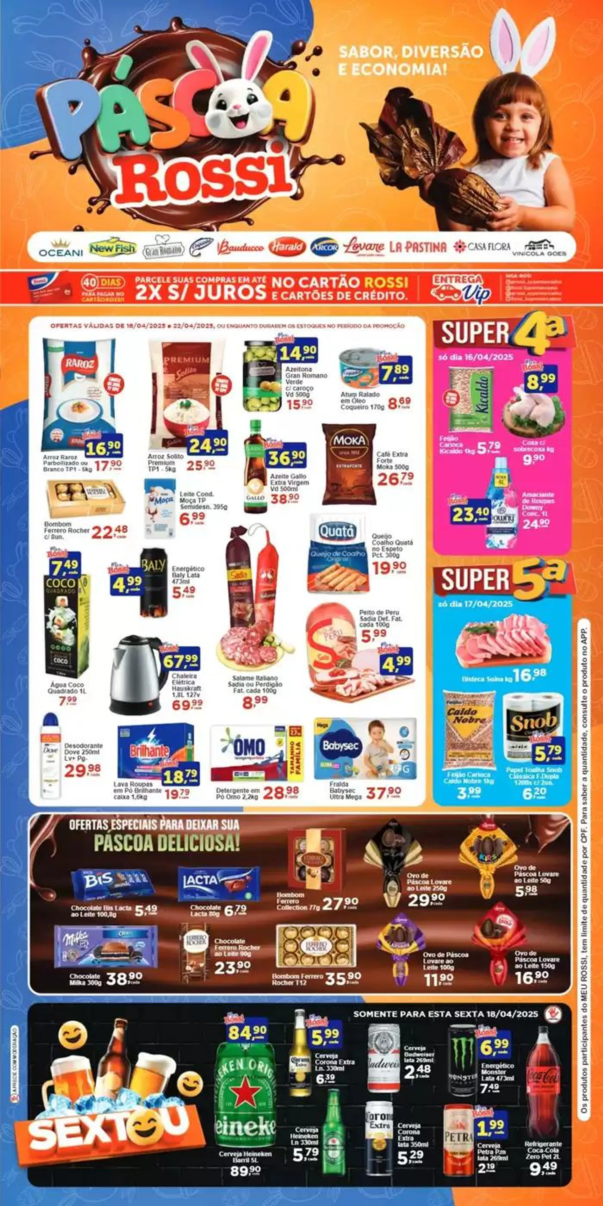 Encarte de Ofertas exclusivas para nossos clientes 16 de abril até 22 de abril 2025 - Pagina 1