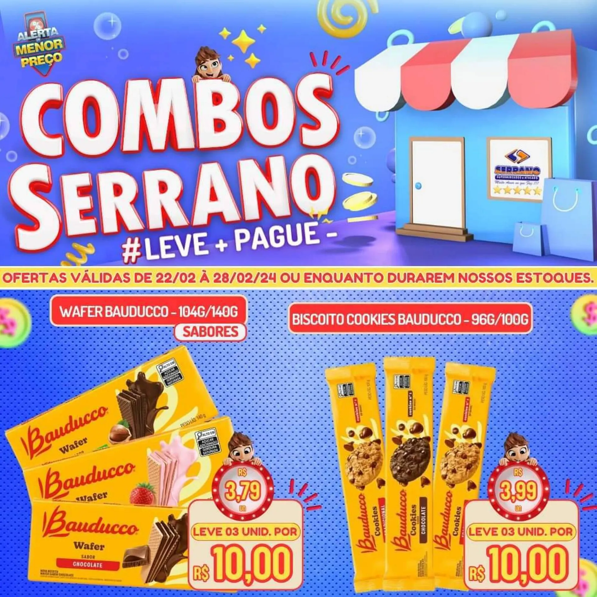 Encarte de Catálogo Serrano Supermercado 22 de fevereiro até 28 de fevereiro 2024 - Pagina 