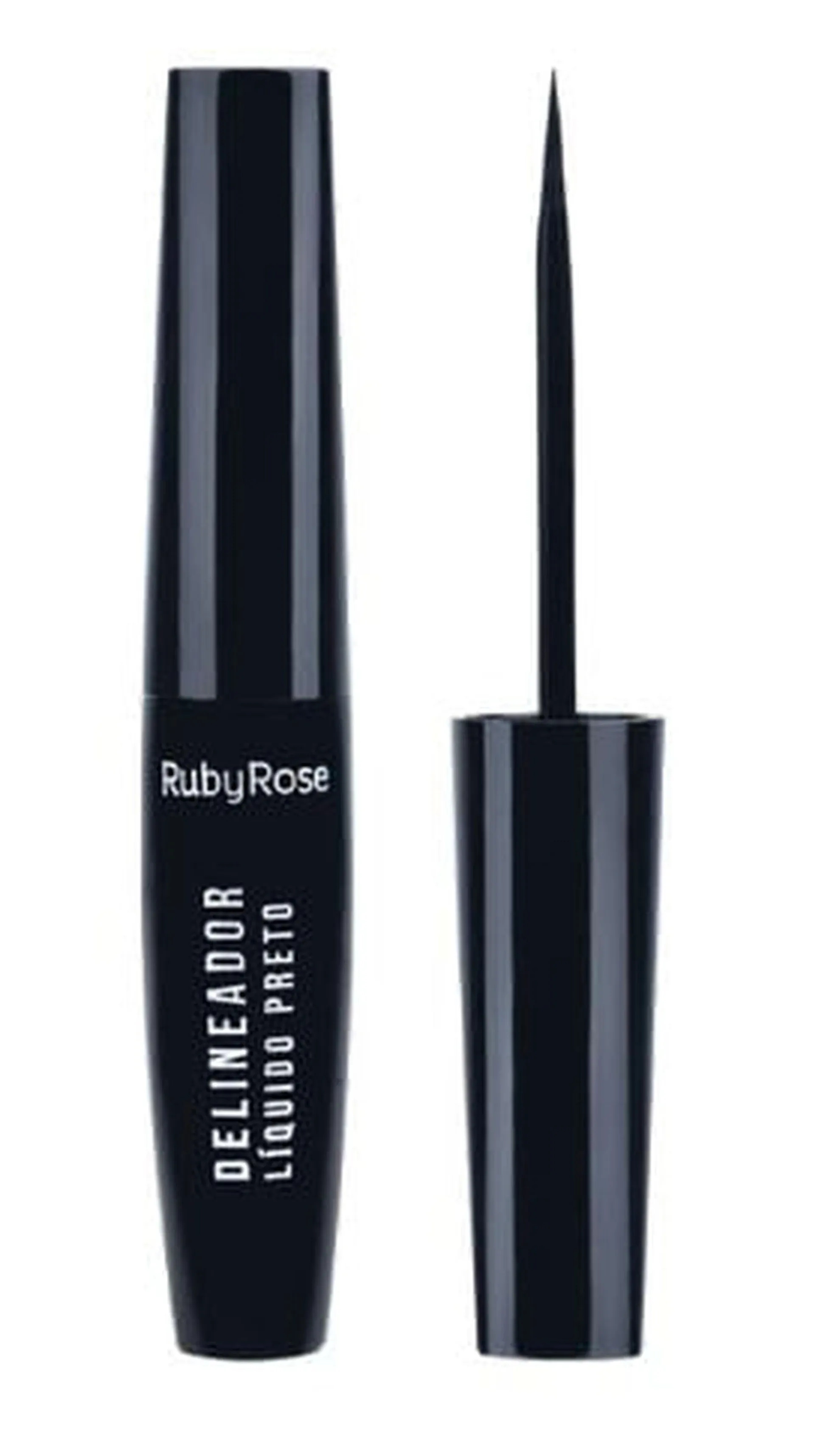 Delineador Liquido 2,5ml Preto - Ruby Rose