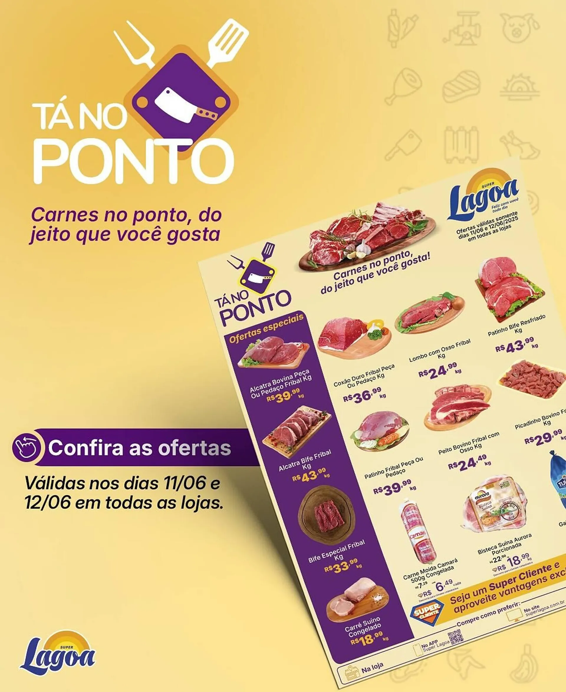 Encarte de Catálogo Super Lagoa 11 de junho até 12 de junho 2025 - Pagina 1