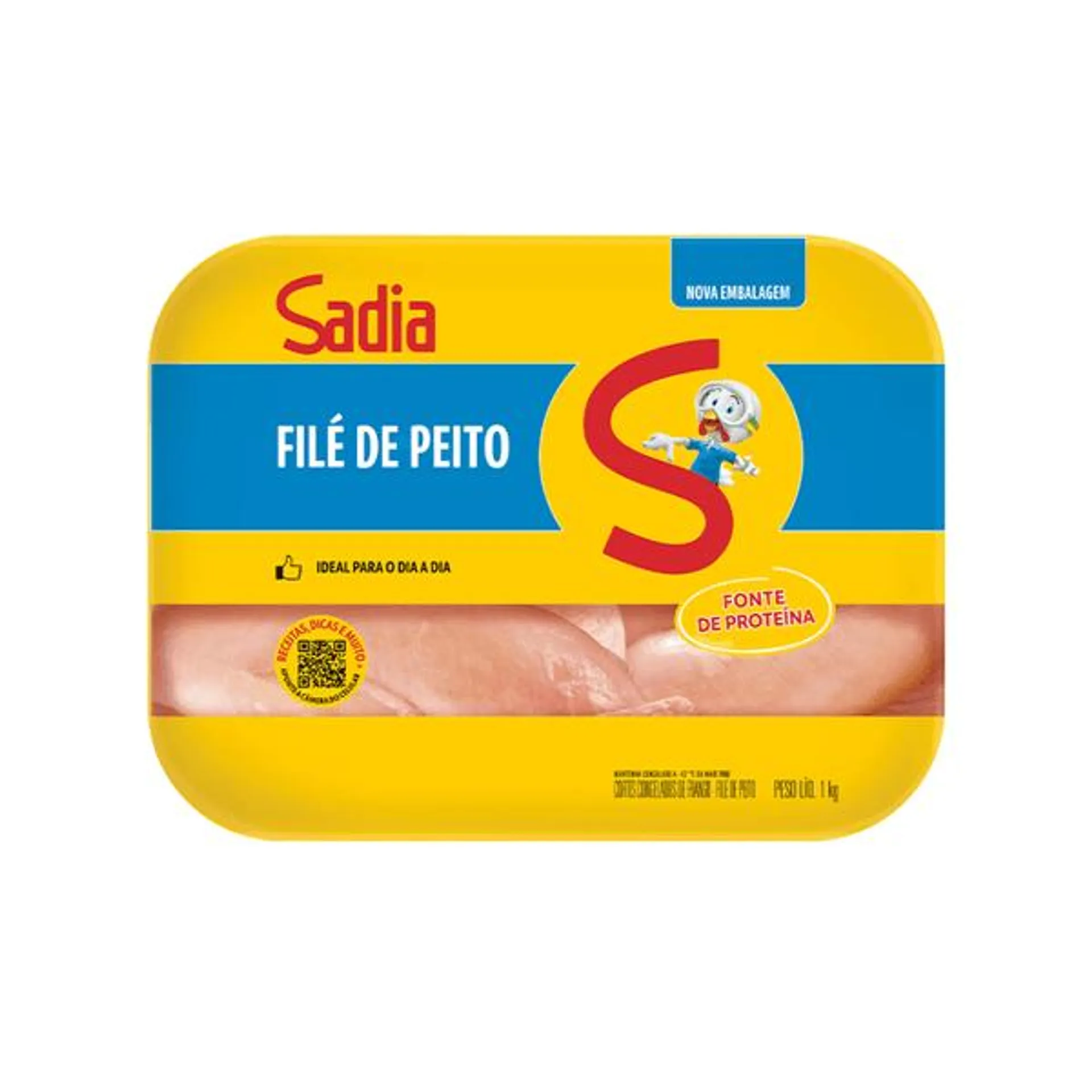 Filé de Peito de Frango Sadia Bandeja 1kg