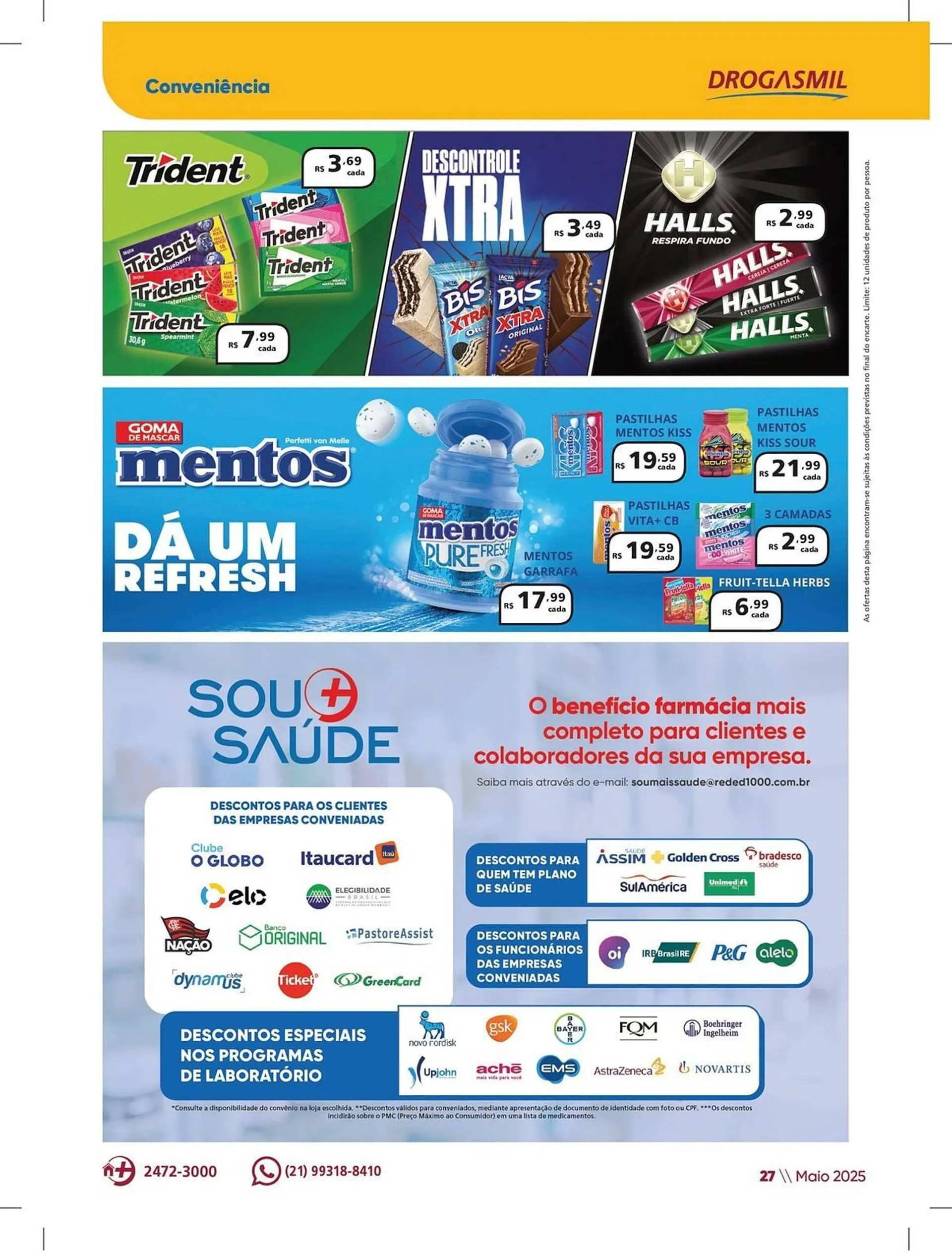 Encarte de Catálogo Drogasmil 5 de maio até 1 de junho 2025 - Pagina 27